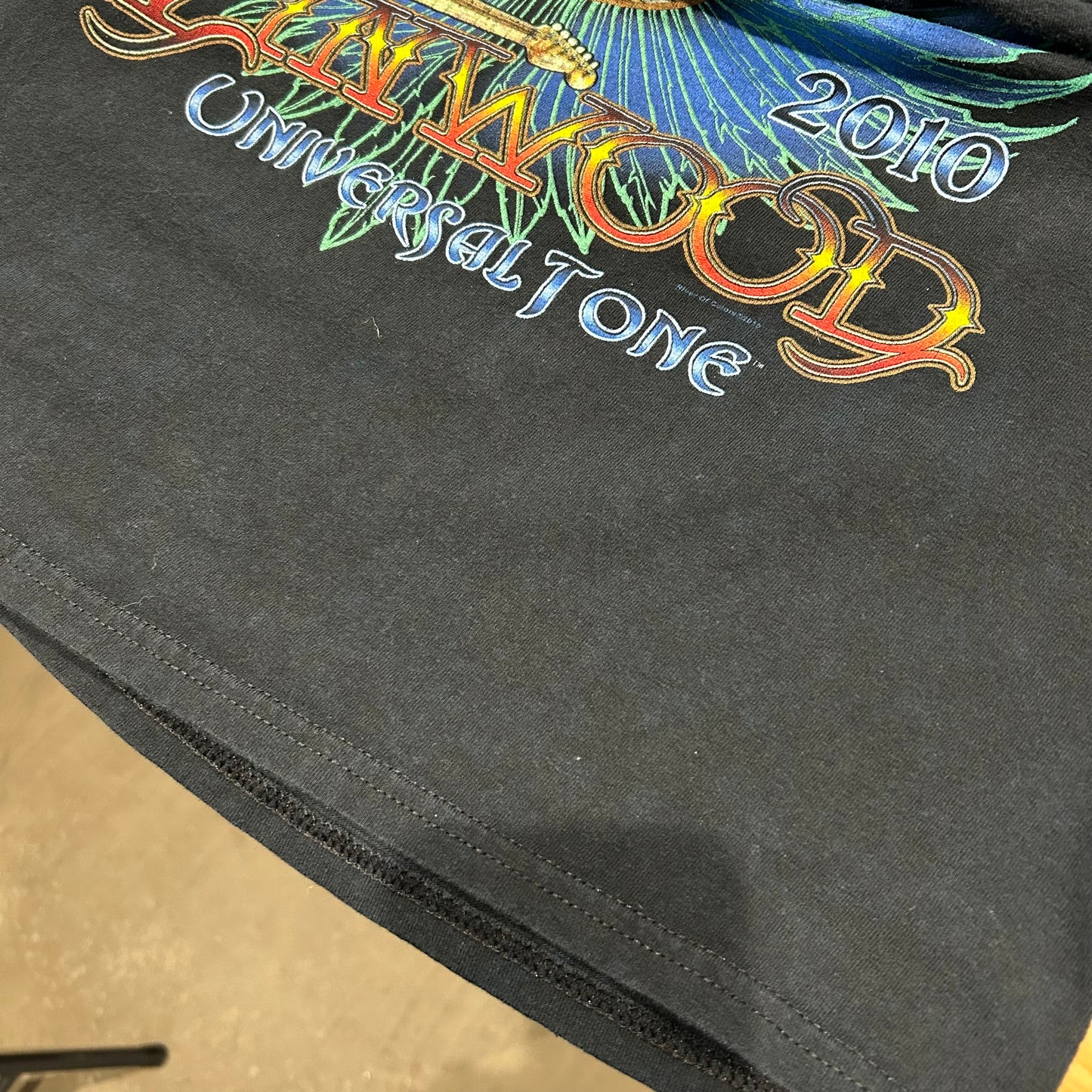 00's SANTANA サンタナ ”WINWOOD"ツアーコンサートTシャツ 黒(L)/B2458T-SO