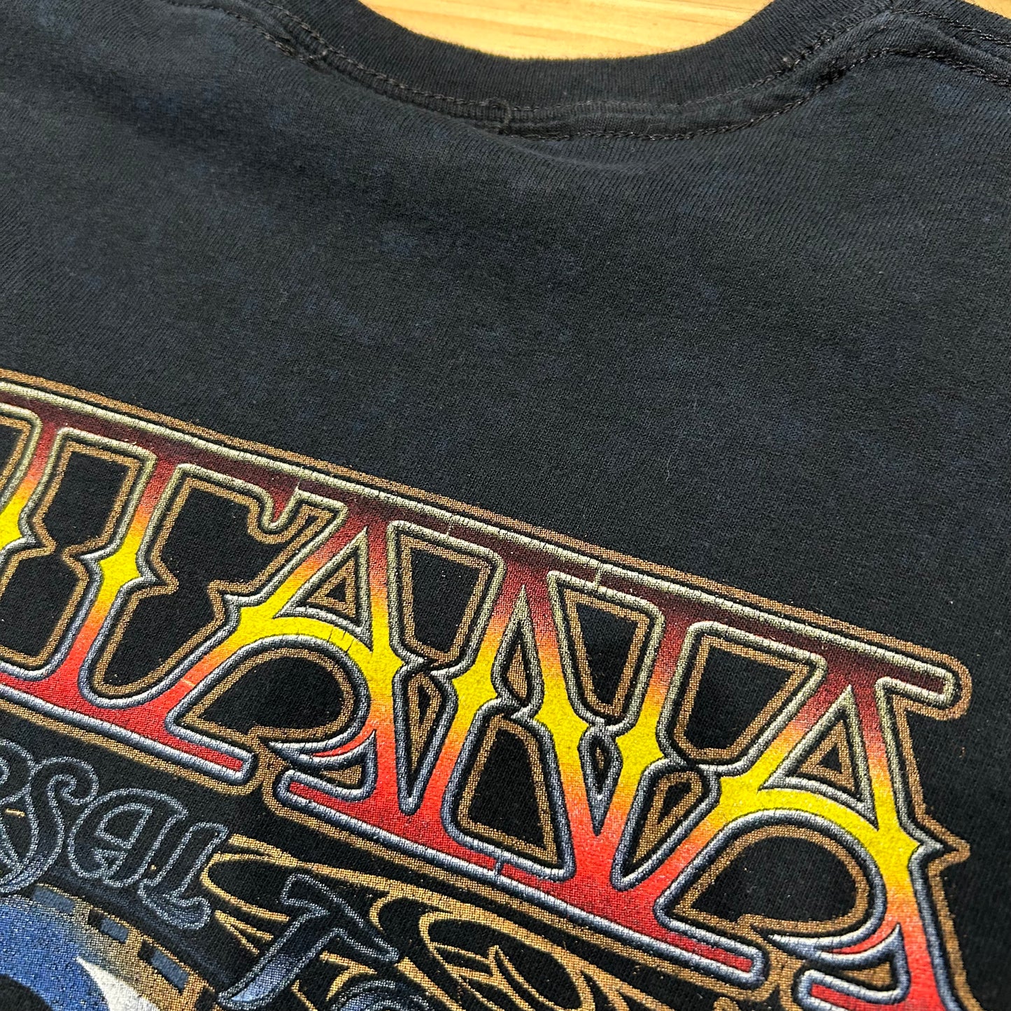 00's SANTANA サンタナ ”WINWOOD"ツアーコンサートTシャツ 黒(L)/B2458T-SO