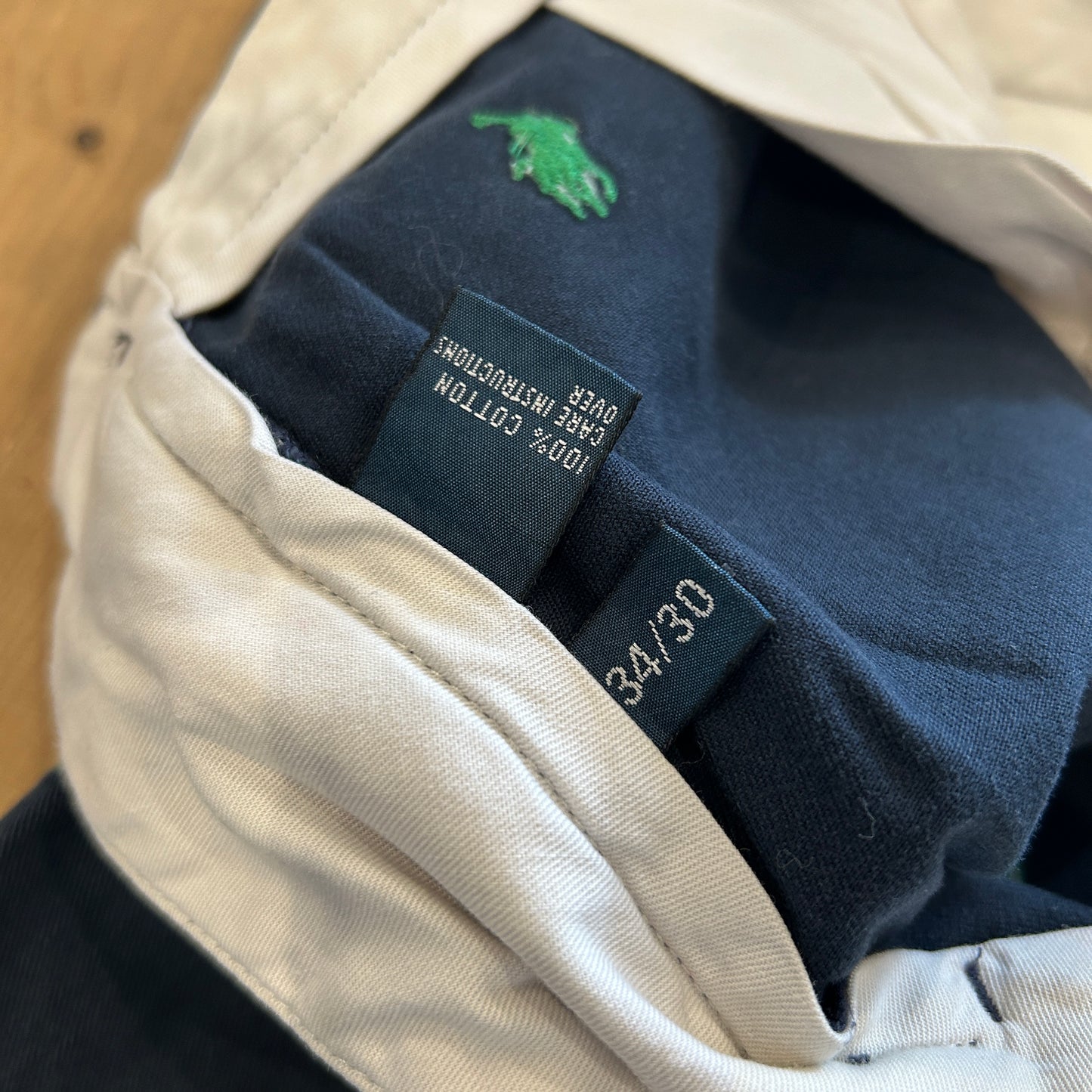 00's Polo Ralph Lauren pants ポロ ラルフローレン ポニー柄 パンツ ネイビー (34 30)/A3040P-SO