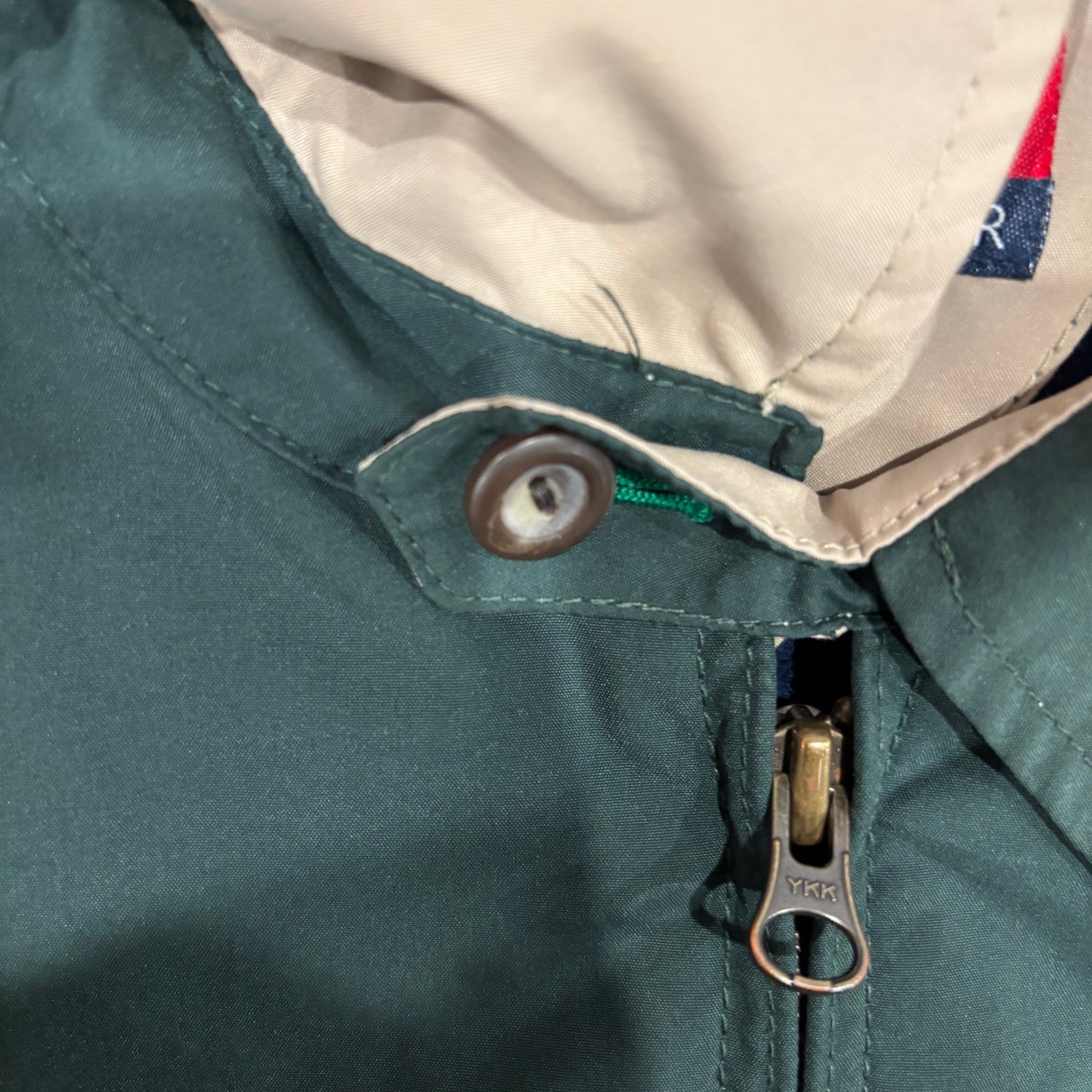 00's Tommy Hilfiger スウィングトップ 緑 (L)/A8202O-SO