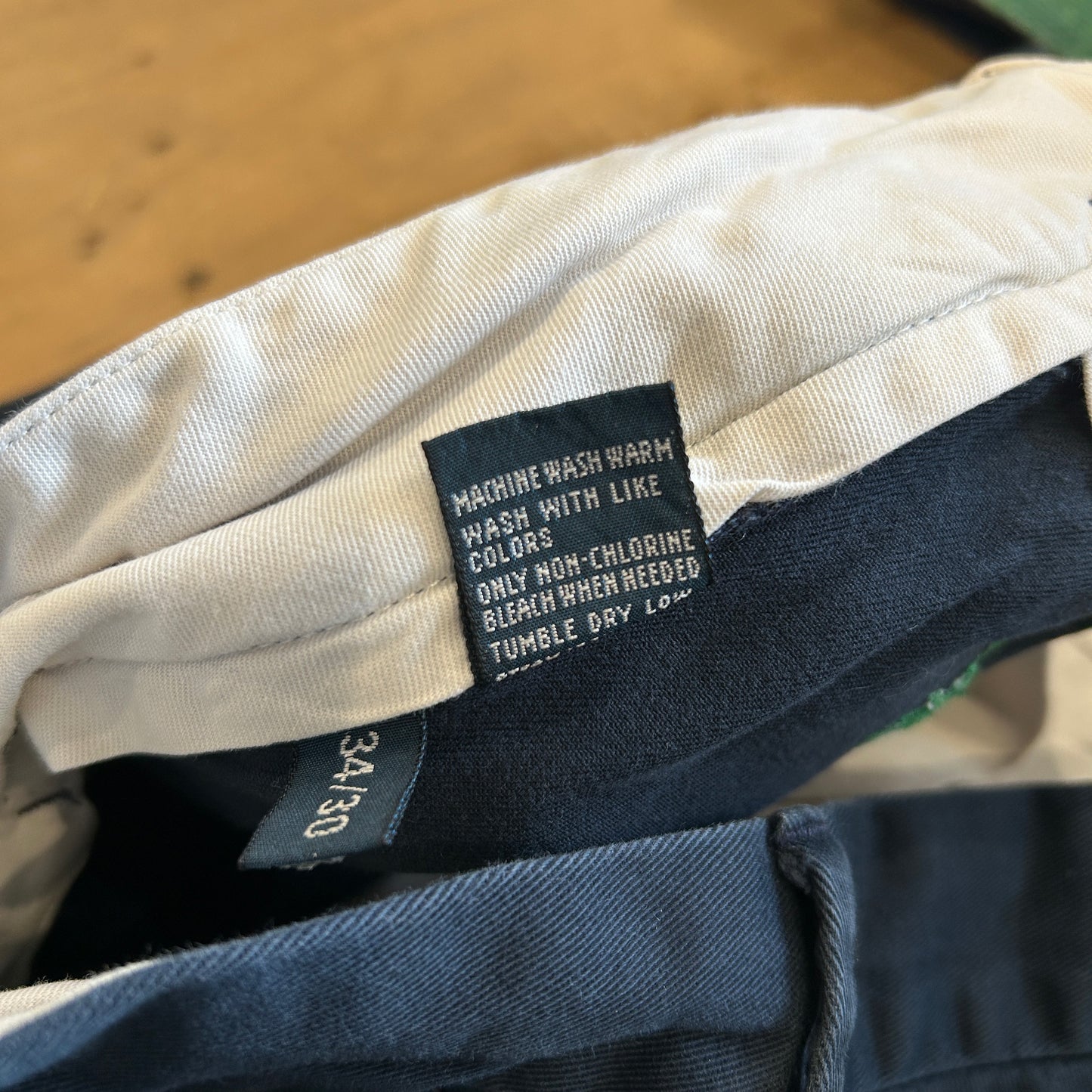 00's Polo Ralph Lauren pants ポロ ラルフローレン ポニー柄 パンツ ネイビー (34 30)/A3040P-SO
