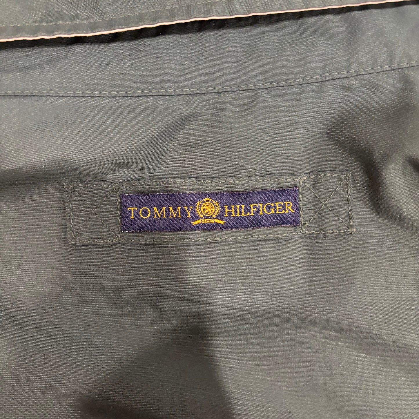 00's Tommy Hilfiger スウィングトップ 緑 (L)/A8202O-SO