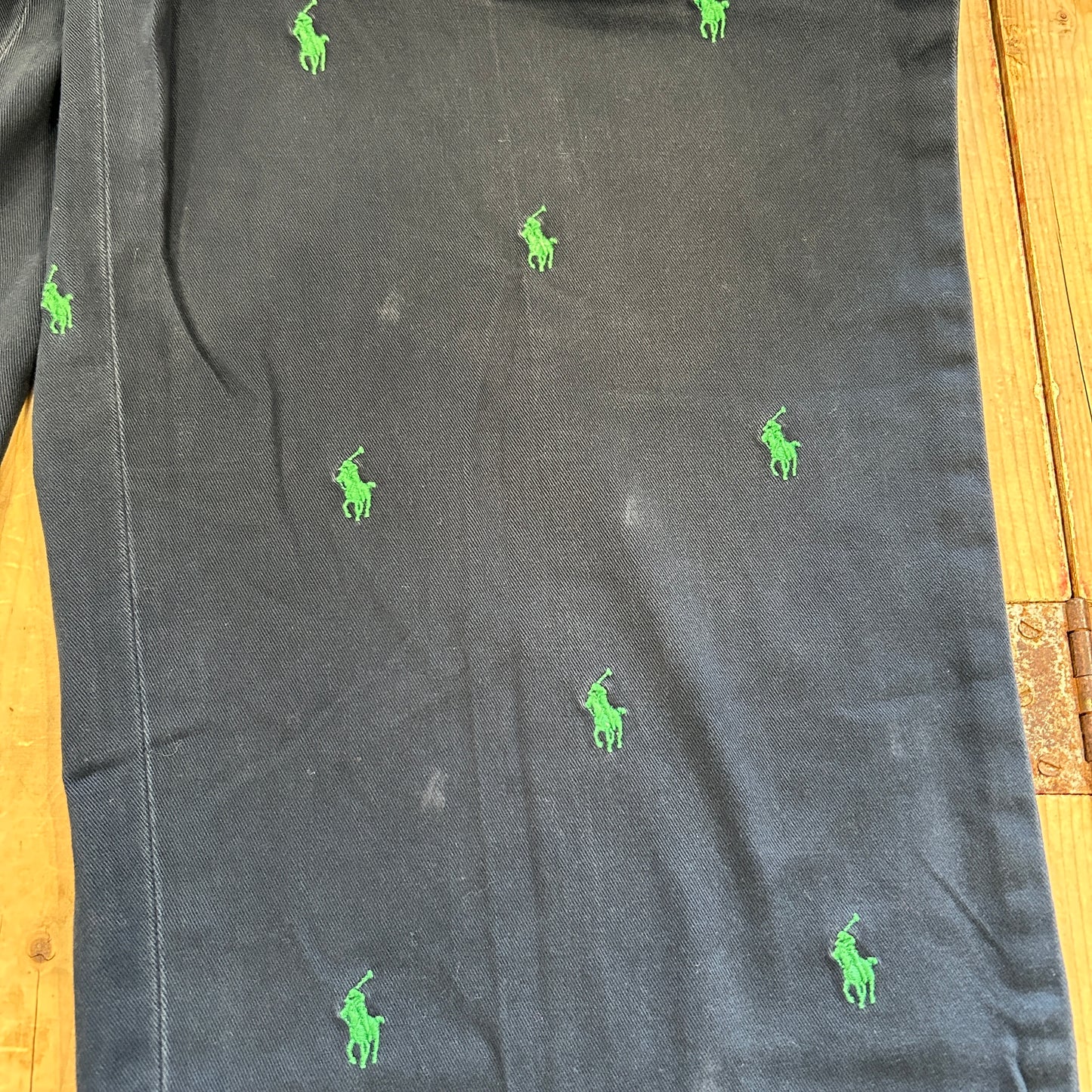 00's Polo Ralph Lauren pants ポロ ラルフローレン ポニー柄 パンツ ネイビー (34 30)/A3040P-SO