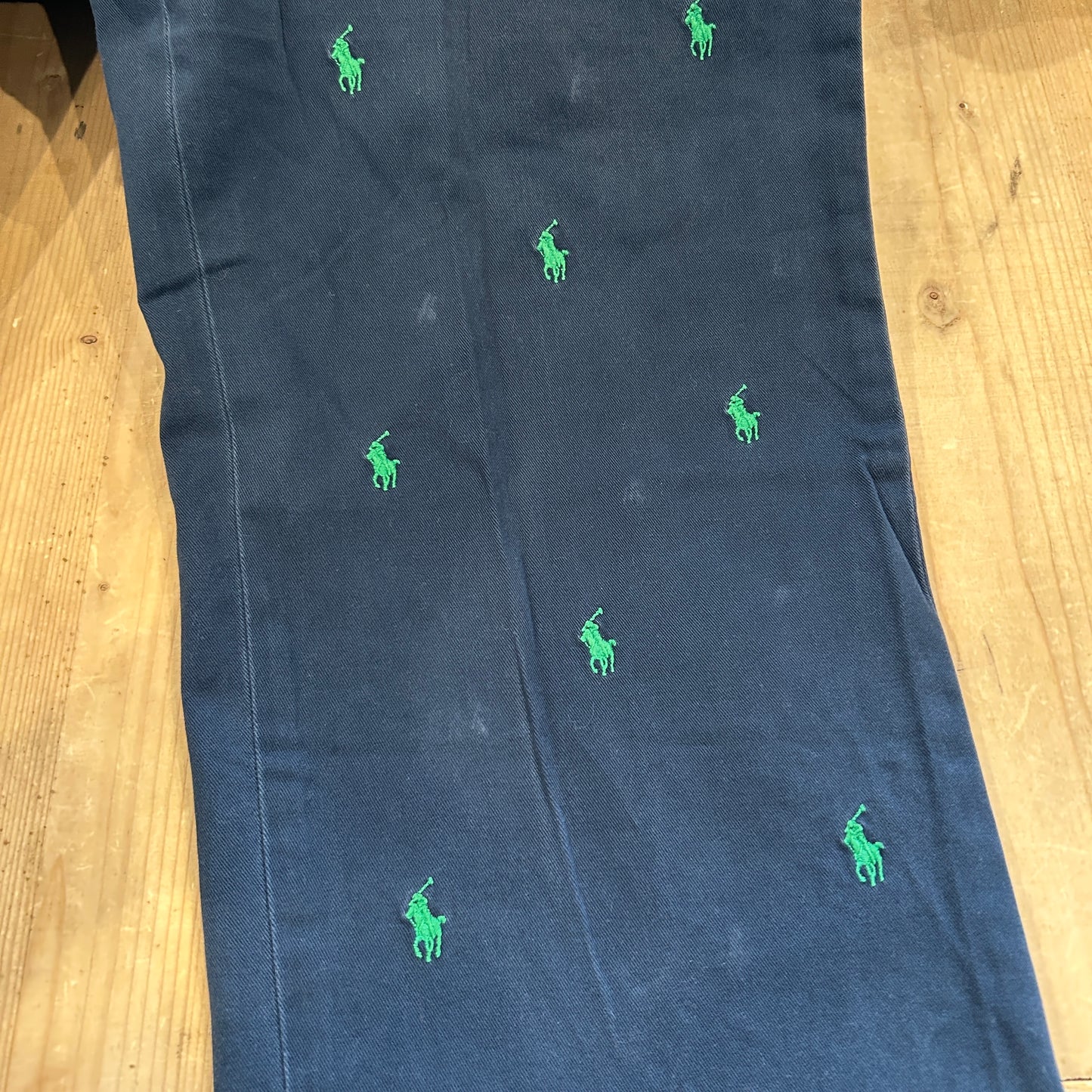 00's Polo Ralph Lauren pants ポロ ラルフローレン ポニー柄 パンツ ネイビー (34 30)/A3040P-SO