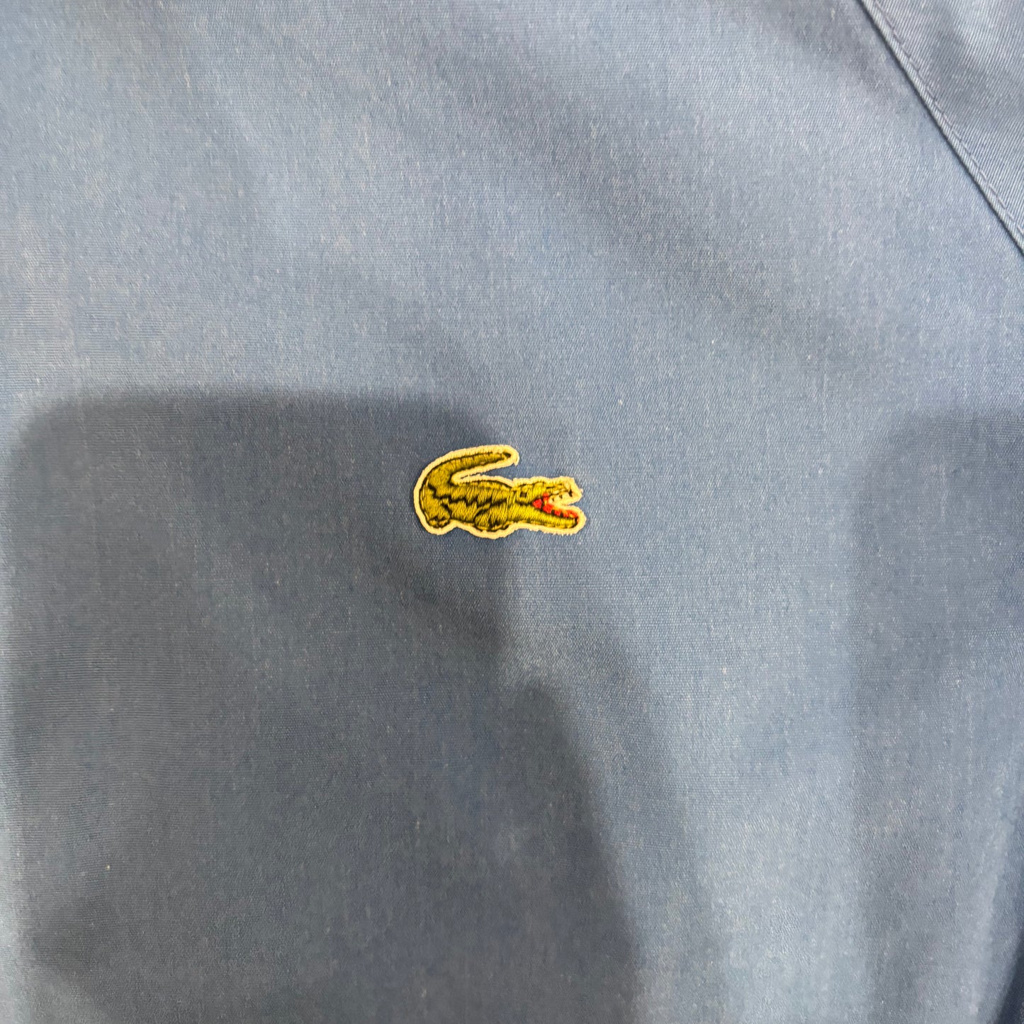 00's Izod Lacoste スウィングトップ 裏地チェック 青 (サイズ不明)/B2281O-SO