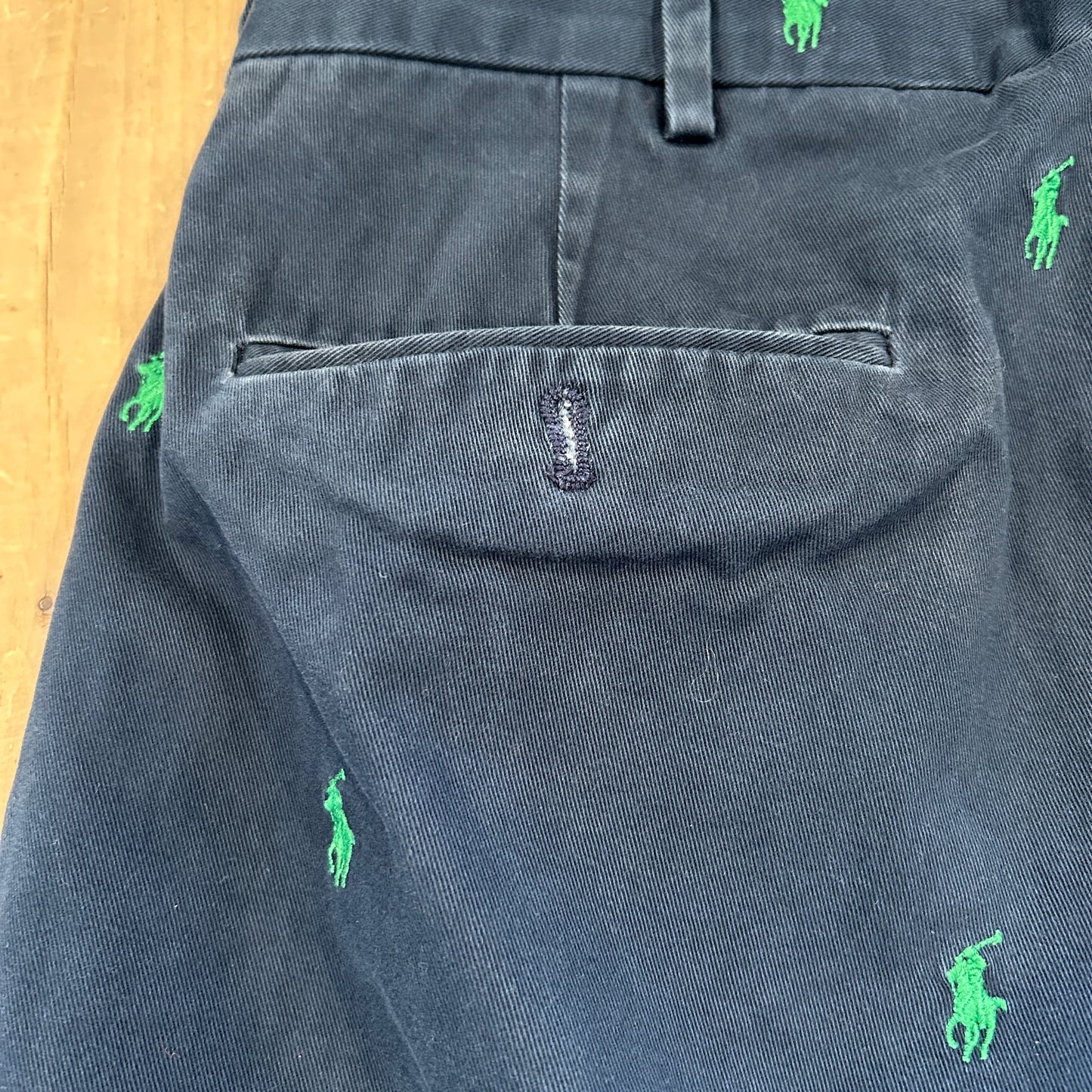 00's Polo Ralph Lauren pants ポロ ラルフローレン ポニー柄 パンツ ネイビー (34 30)/A3040P-SO