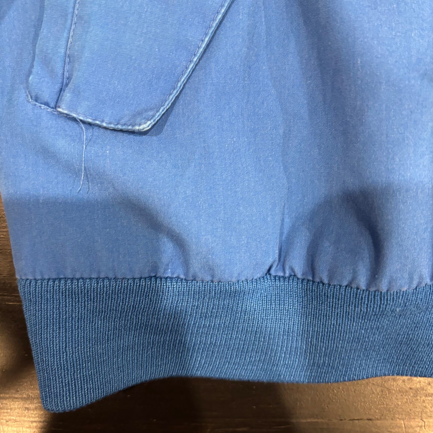 00's Izod Lacoste スウィングトップ 裏地チェック 青 (サイズ不明)/B2281O-SO