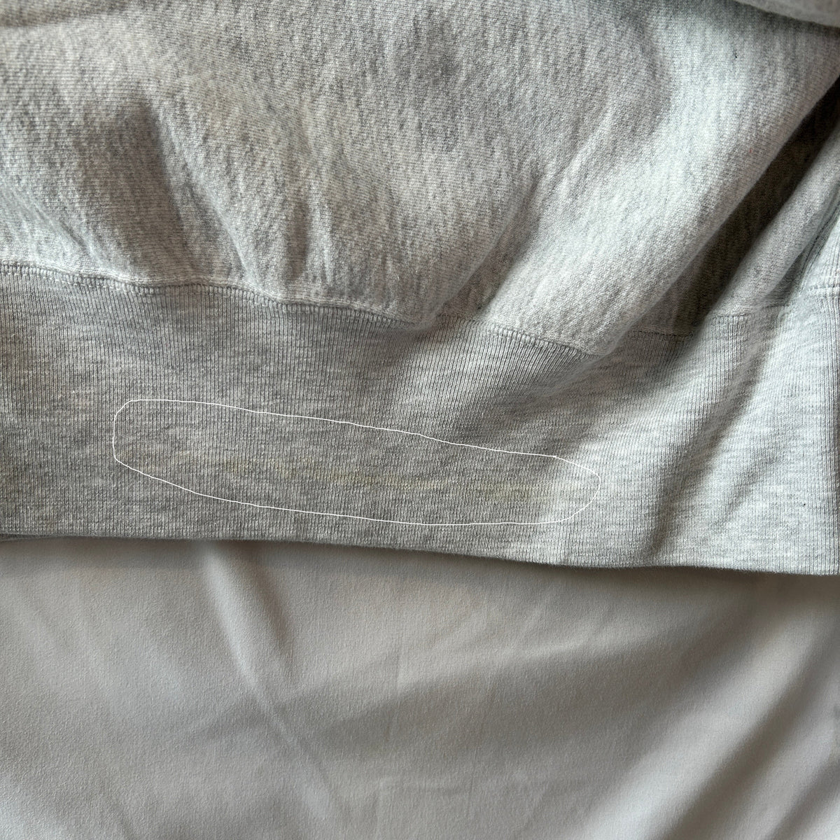 90's Rugged Sweat Princeton Crew プリンストン カレッジスウェット リバースウィーブタイプ グレー(L)/C1669S-SO