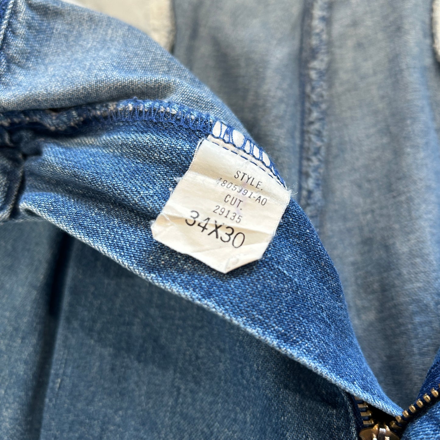 00's Polo Ralph Lauren ラルフローレン 2タック デニムトラウザーズ パンツ ブルー (34×30)/A5336P-SO
