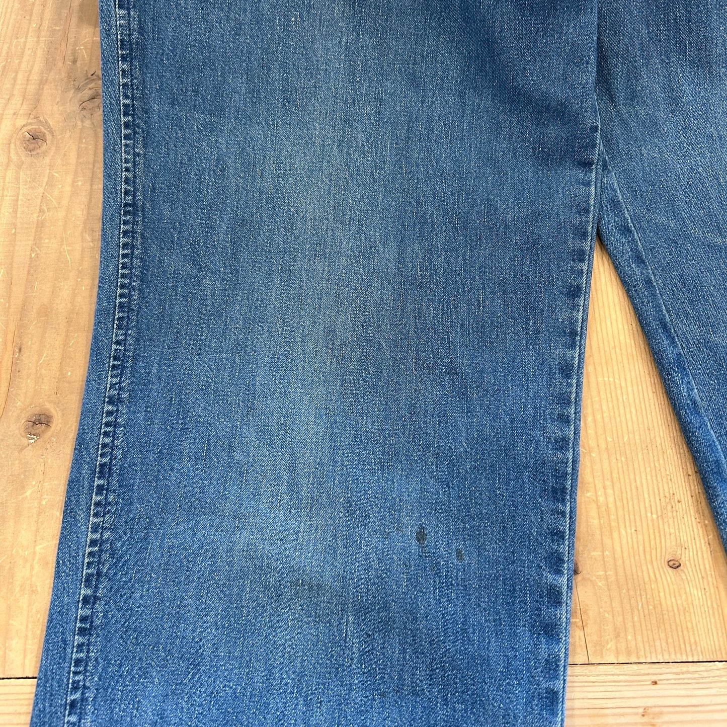 00's Polo Ralph Lauren ラルフローレン 2タック デニムトラウザーズ パンツ ブルー (34×30)/A5336P-SO