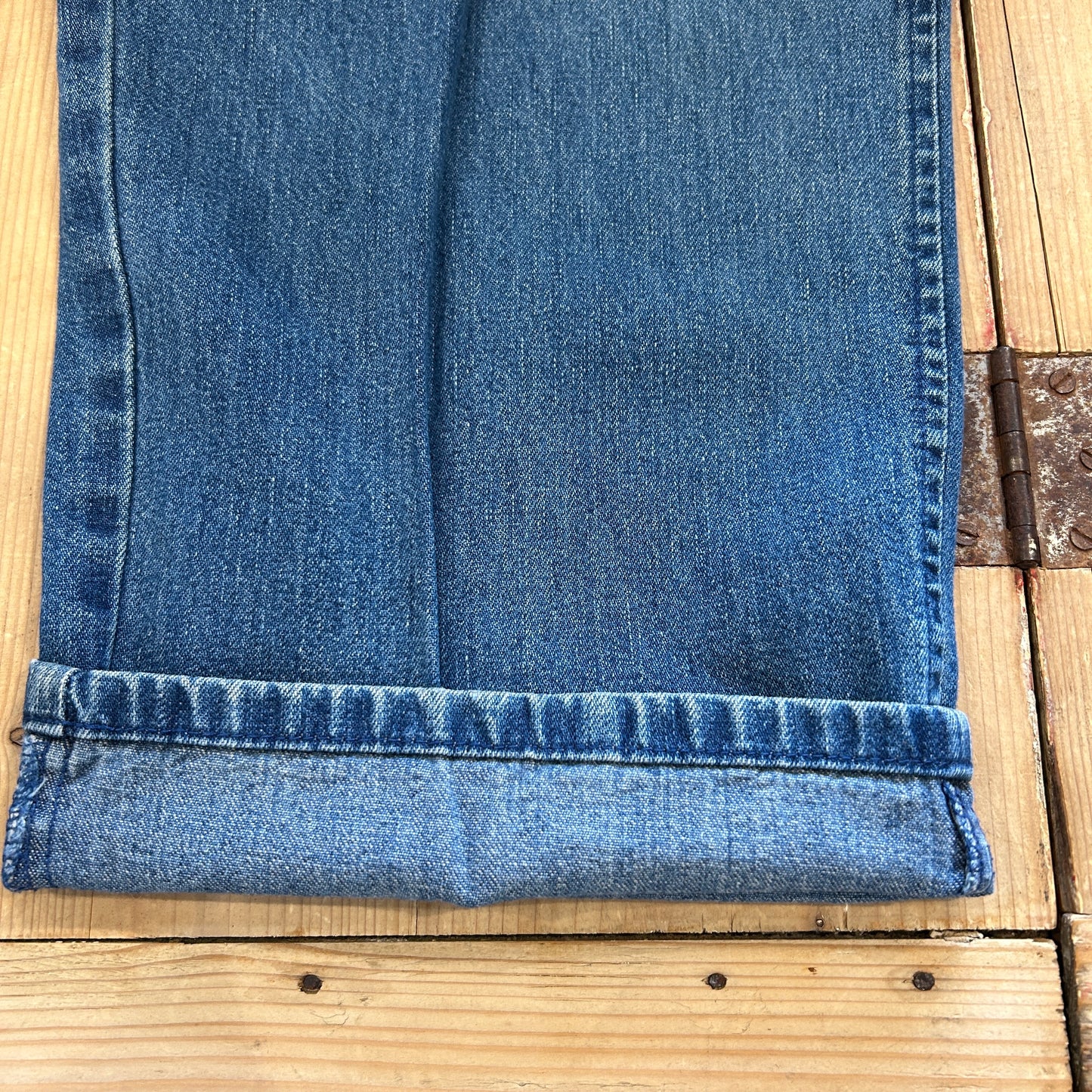 00's Polo Ralph Lauren ラルフローレン 2タック デニムトラウザーズ パンツ ブルー (34×30)/A5336P-SO