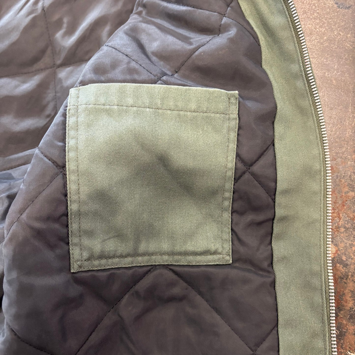 00's Carhartt コットンツイル ジャケット グリーン (不明)/A8298J-SO