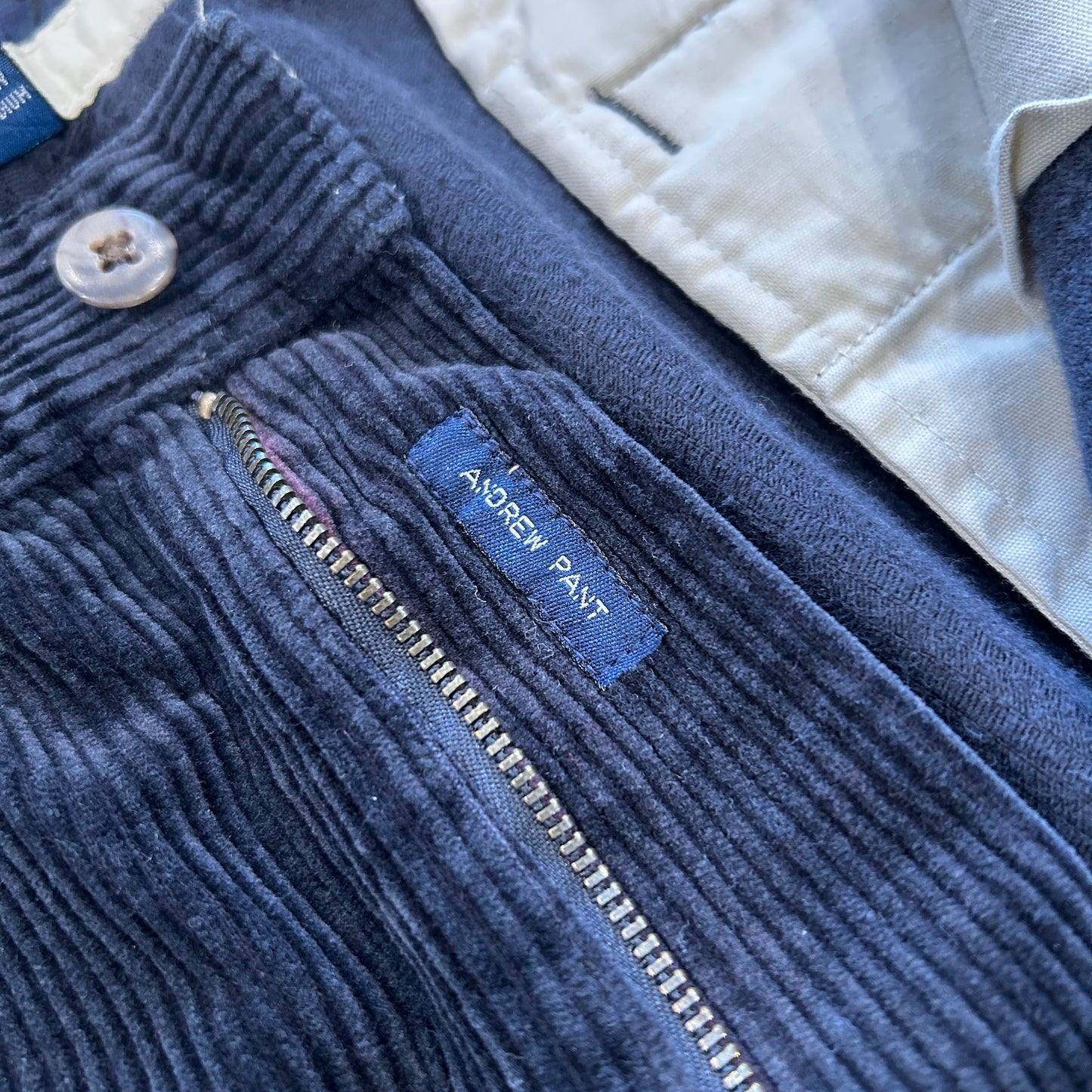 00's Polo Ralph Lauren corduroy pants ポロ ラルフローレン コーデュロイ パンツ ブラック ダークネイビー (36 30) /B3041P-SO