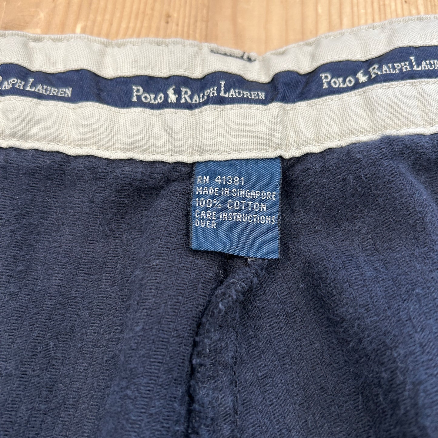 00's Polo Ralph Lauren corduroy pants ポロ ラルフローレン コーデュロイ パンツ ブラック ダークネイビー (36 30) /B3041P-SO