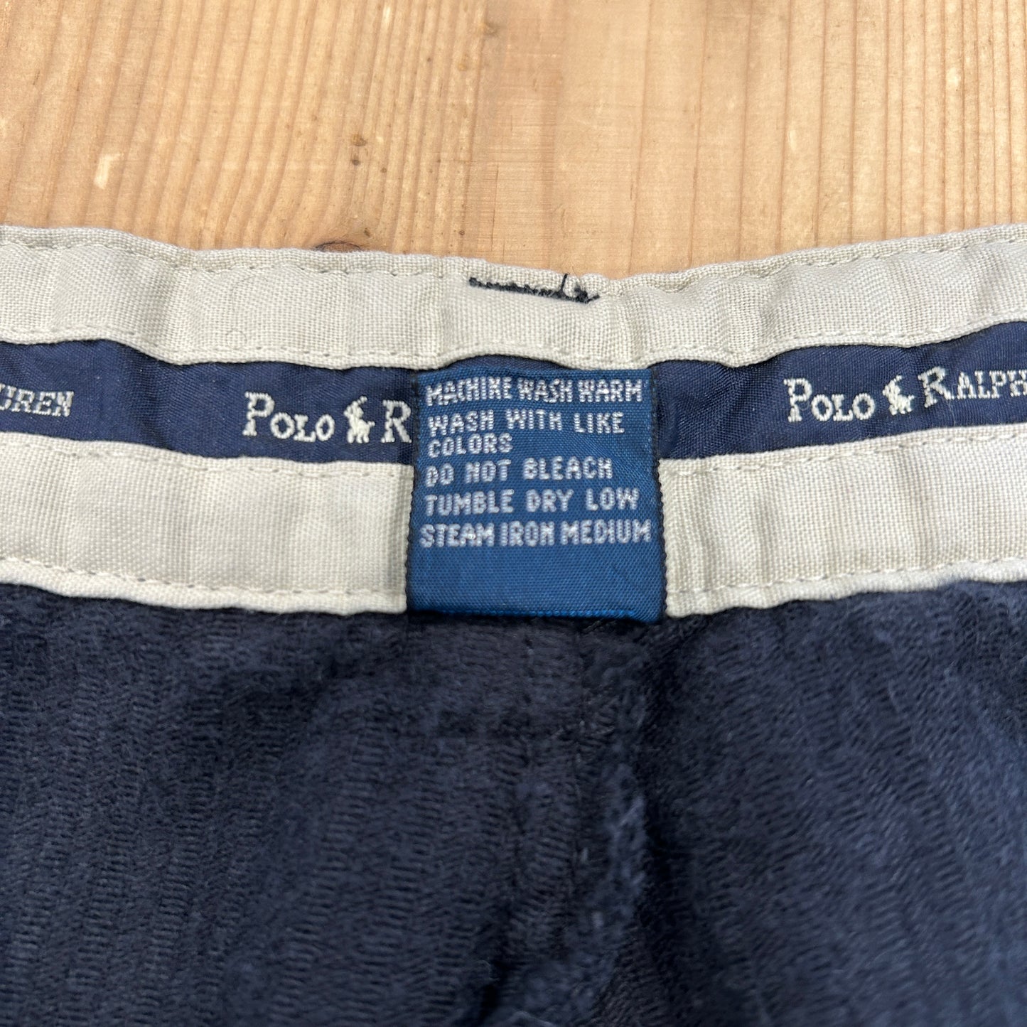 00's Polo Ralph Lauren corduroy pants ポロ ラルフローレン コーデュロイ パンツ ブラック ダークネイビー (36 30) /B3041P-SO