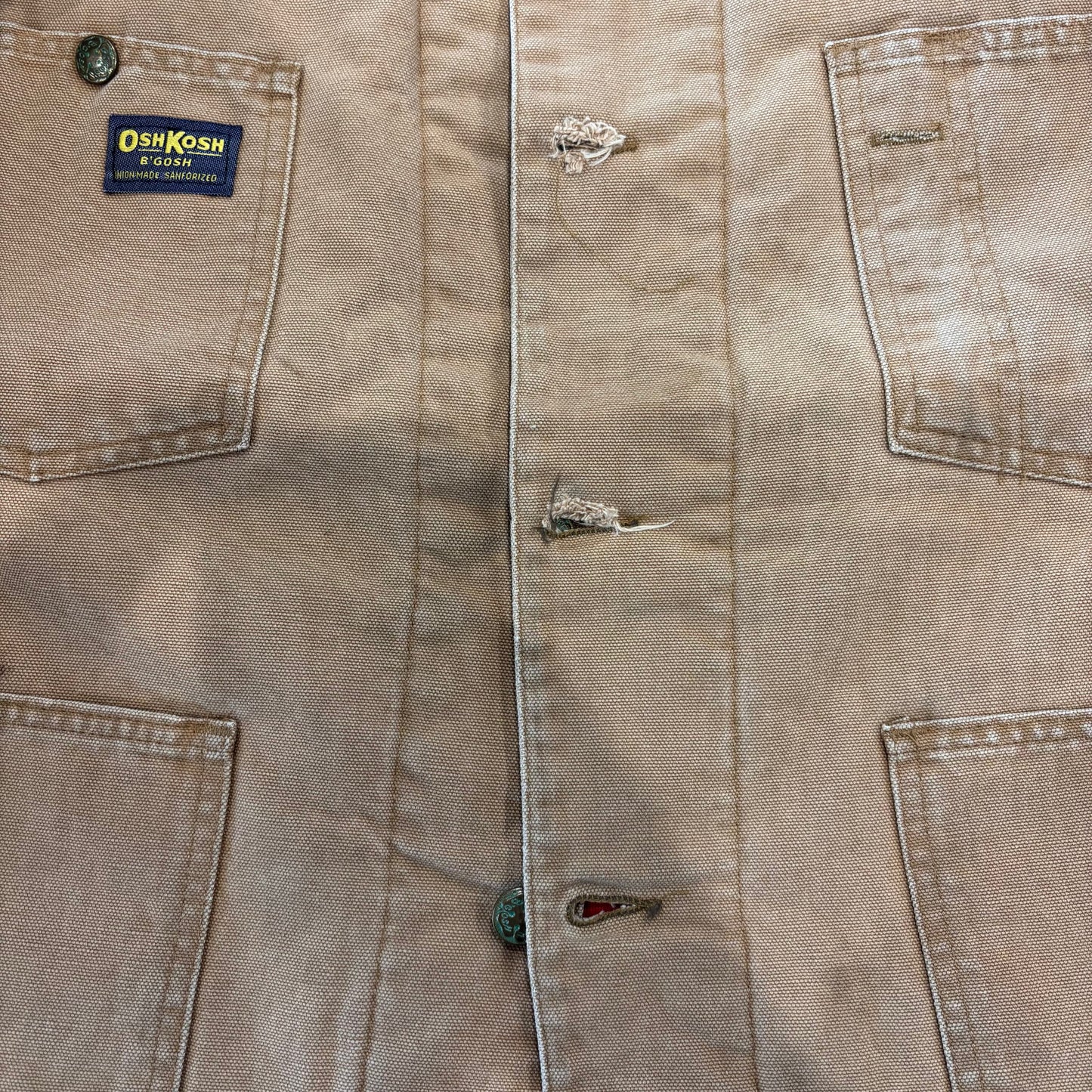 90's OSH KOSH coverall ダック カバーオール チョア ジャケット (42)/A8299J-SO