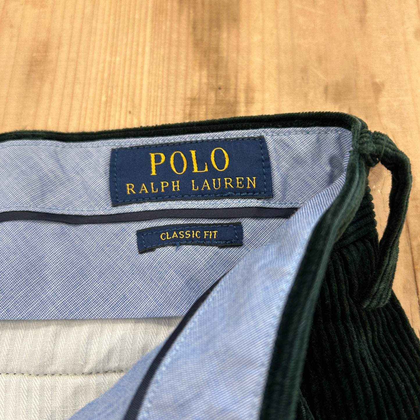 00's Polo Ralph Lauren corduroy pants fox ポロ ラルフローレン 狐 楽器 刺繍 コーデュロイ パンツ (38 34)/A4914P-SO