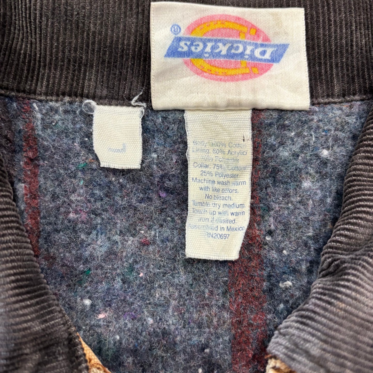 80's Dickies work jacket ダック ワーク ジャケット デトロイトタイプ ベージュ (L)/A8300J-SO