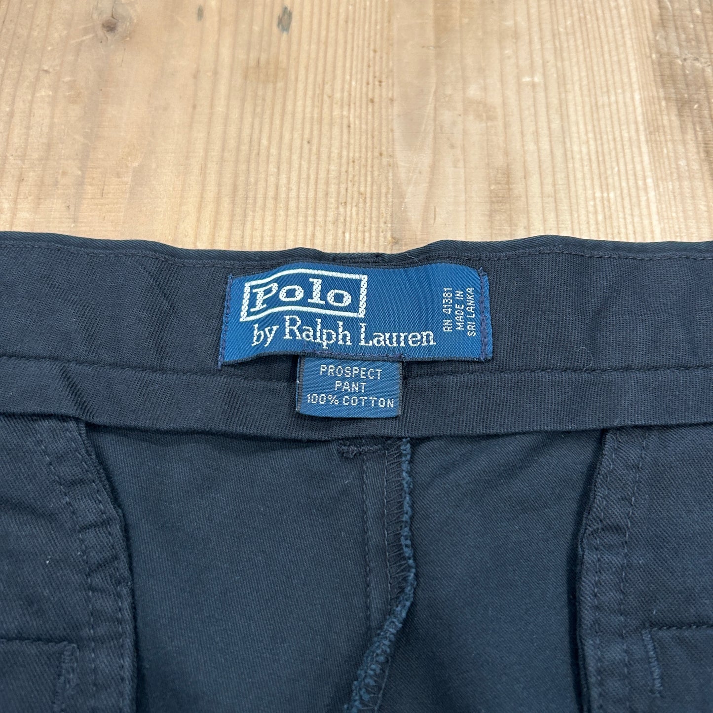 00's Polo Ralph Lauren "PROSPECT PANT" ポロ ラルフローレン パンツ ブラック (36 34)/A2332P-SO