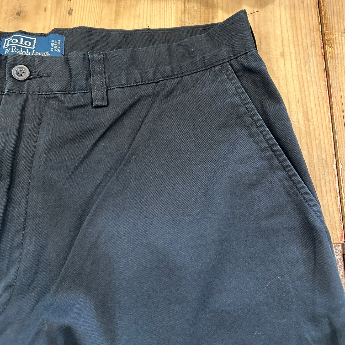 00's Polo Ralph Lauren "PROSPECT PANT" ポロ ラルフローレン パンツ ブラック (36 34)/A2332P-SO