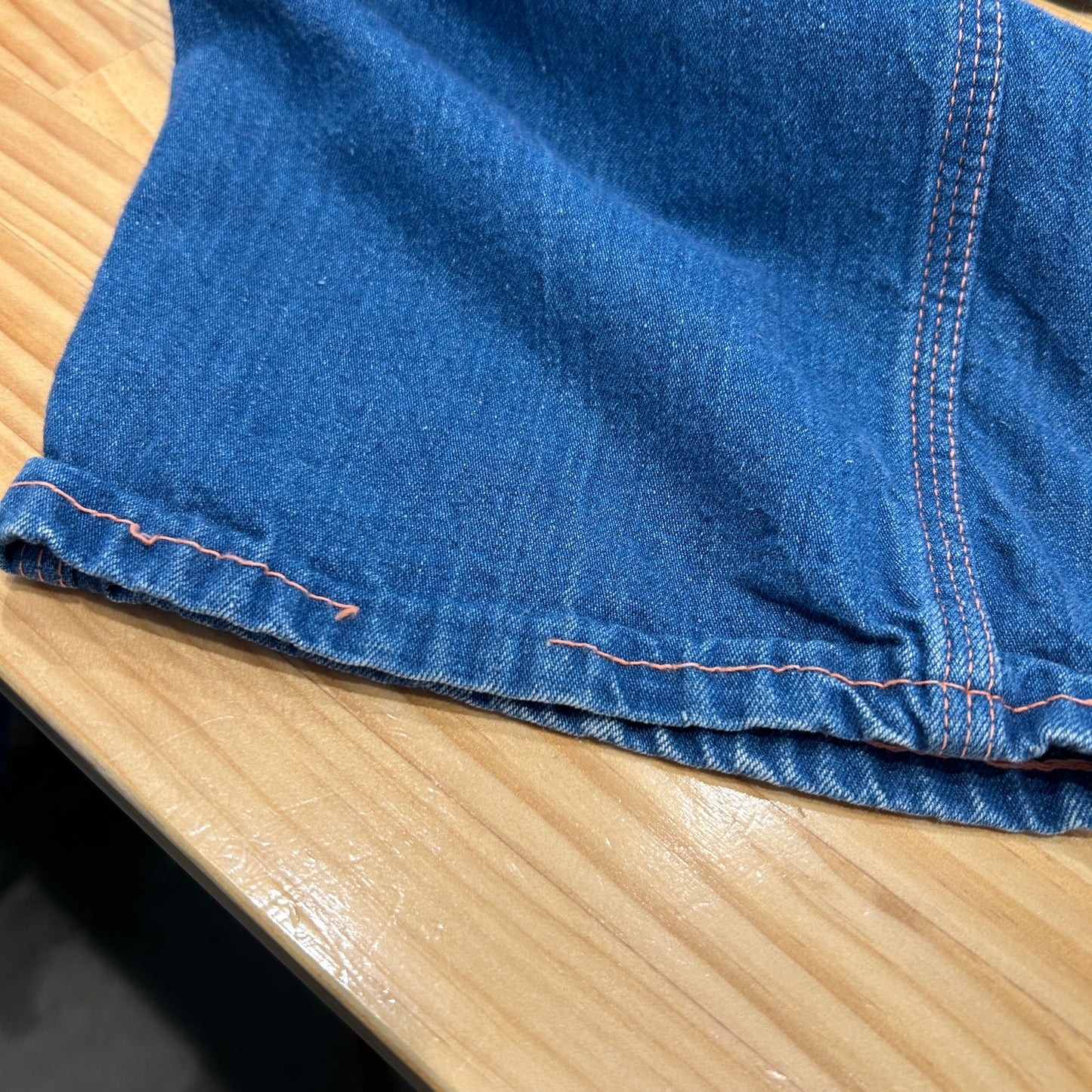 70's Unknown Brand デニムペインターパンツ ワークパンツ(w34)/A6732P-SO