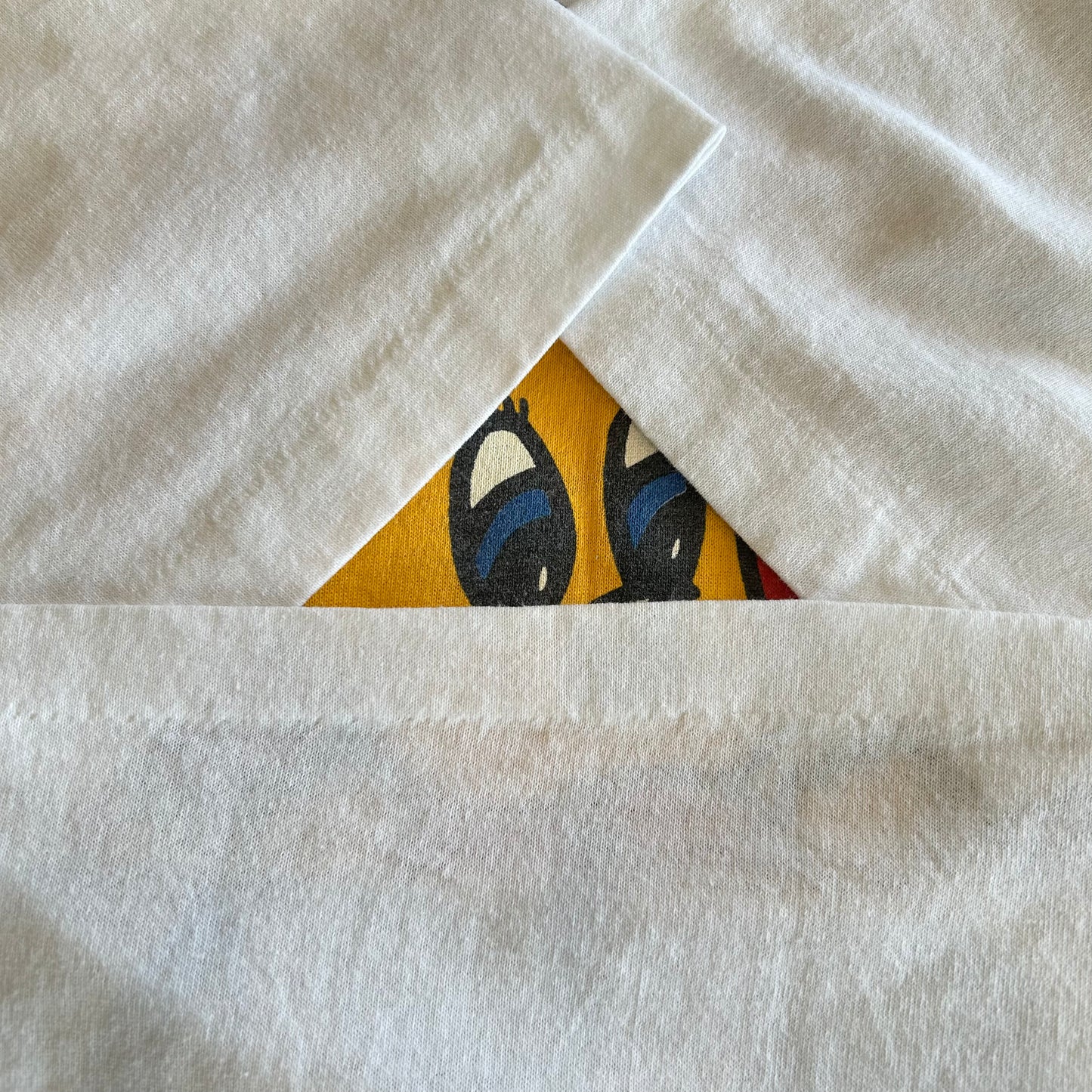 80's BELTON ルーニーテューンズ Twitty Bird キャラクタープリントTシャツ 白(L)/B1990T-SO