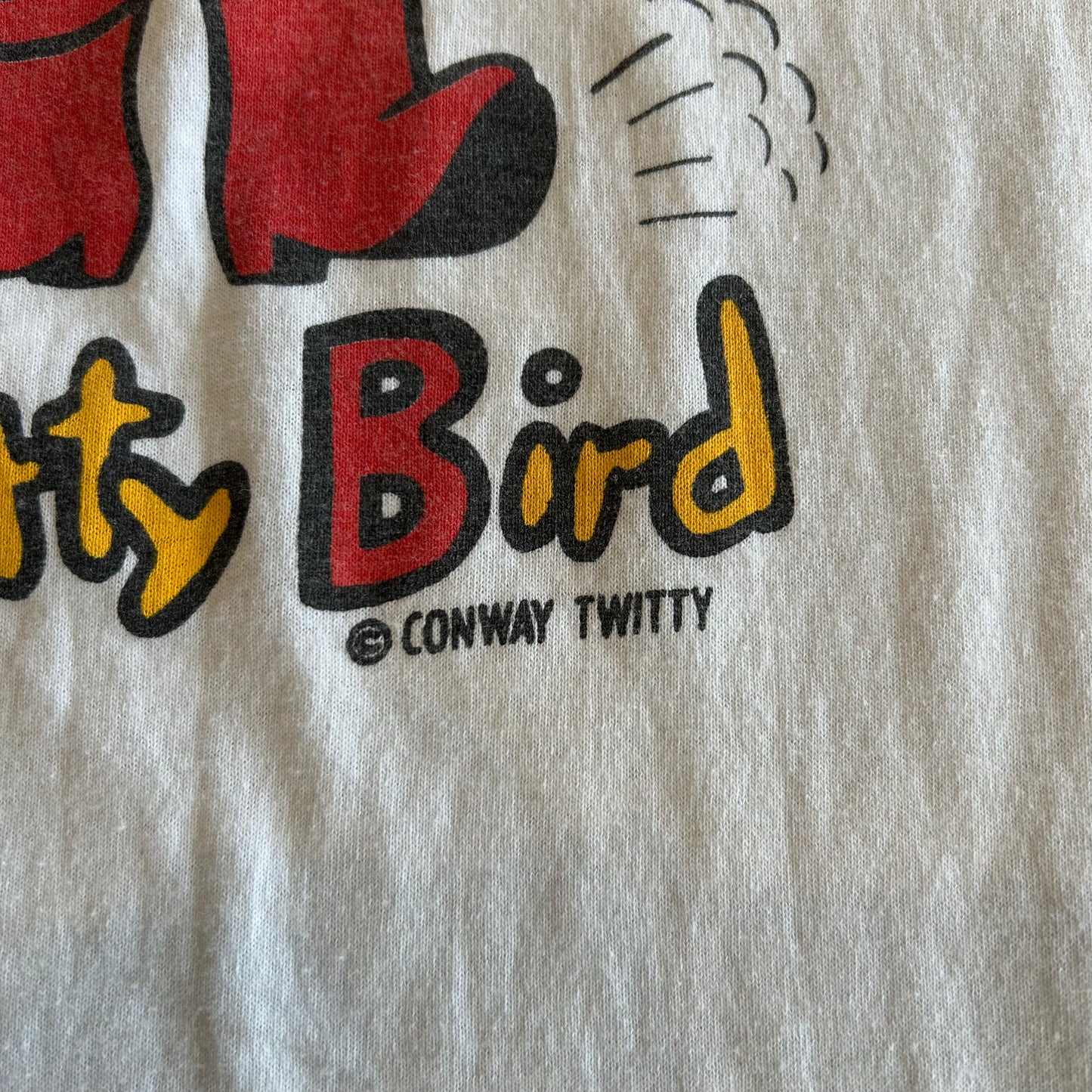 80's BELTON ルーニーテューンズ Twitty Bird キャラクタープリントTシャツ 白(L)/B1990T-SO