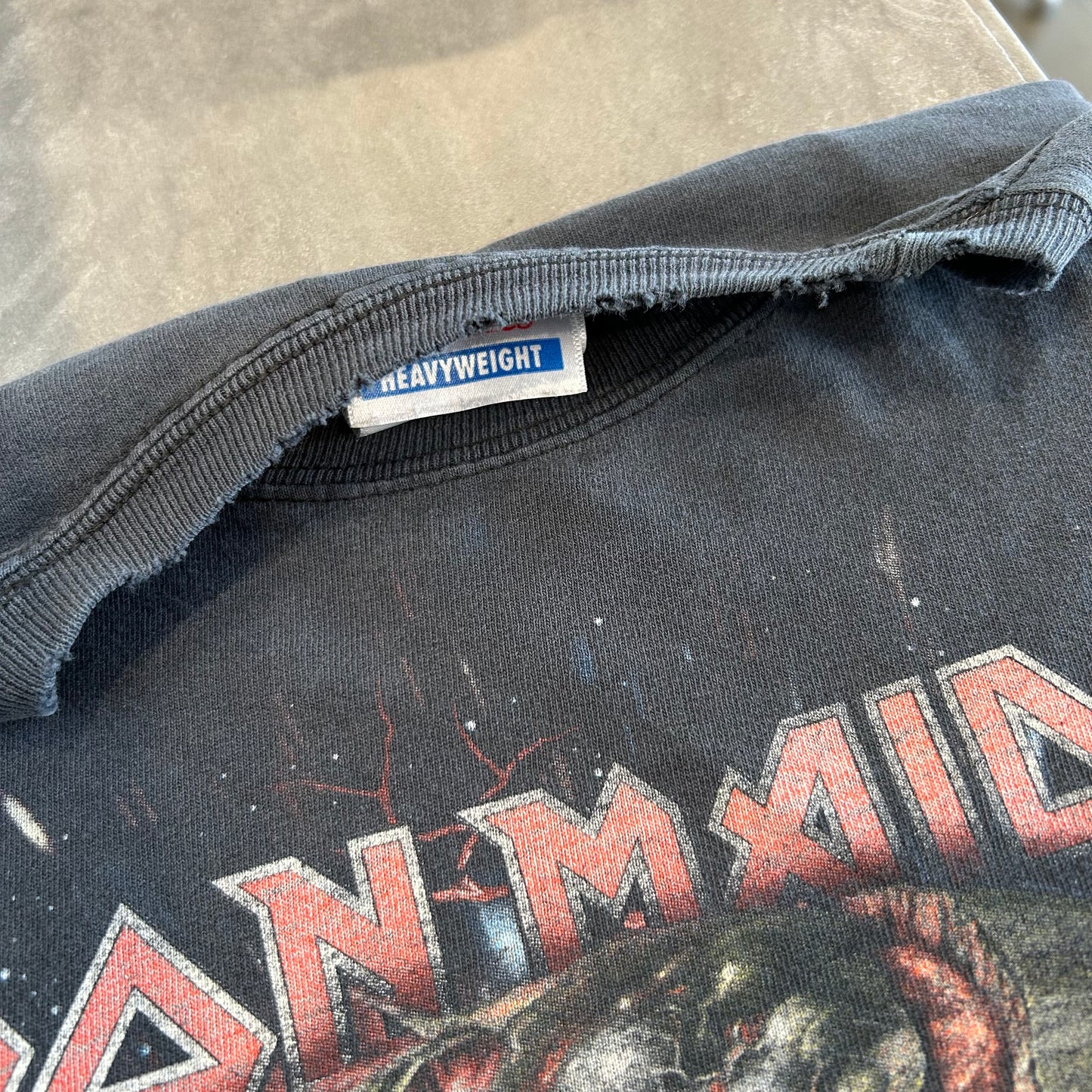 00's IRON MAIDEN アイアンメイデン ツアーTシャツ 黒(M)/A6480T-SO