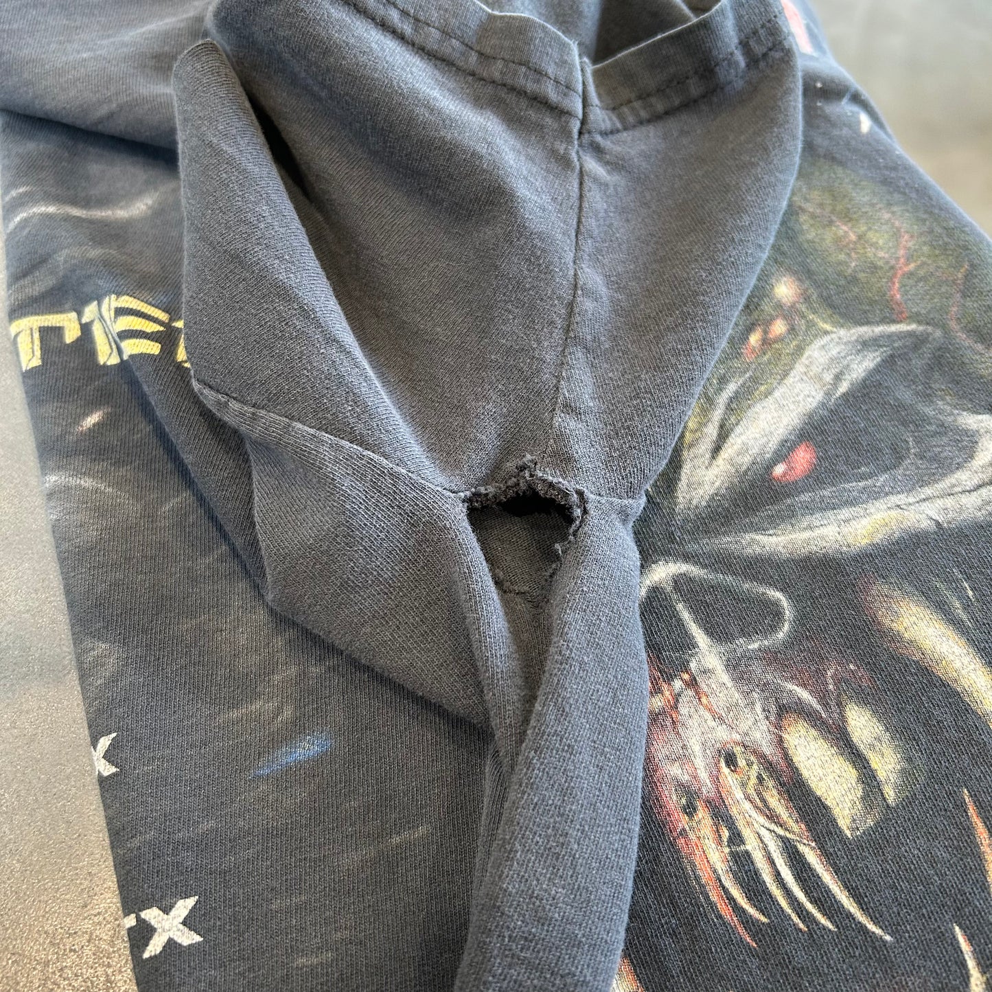 00's IRON MAIDEN アイアンメイデン ツアーTシャツ 黒(M)/A6480T-SO