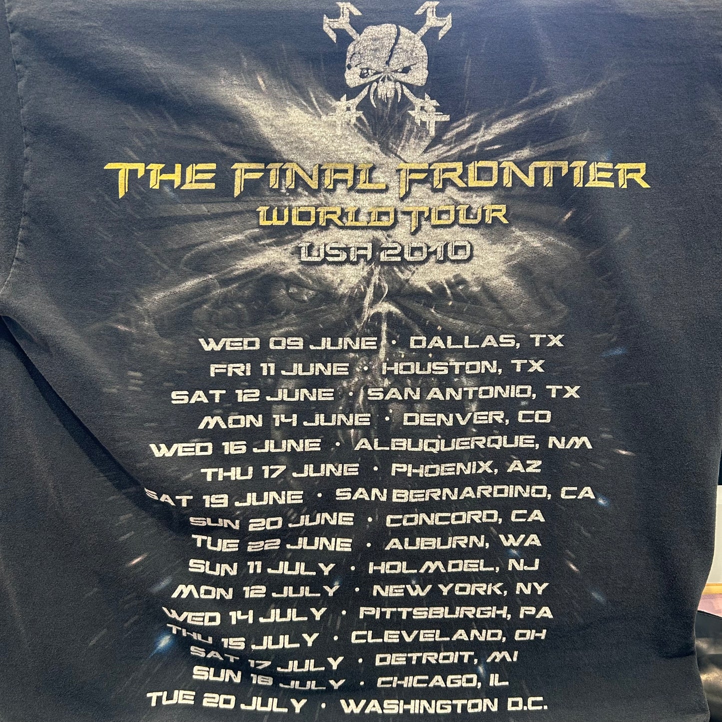 00's IRON MAIDEN アイアンメイデン ツアーTシャツ 黒(M)/A6480T-SO