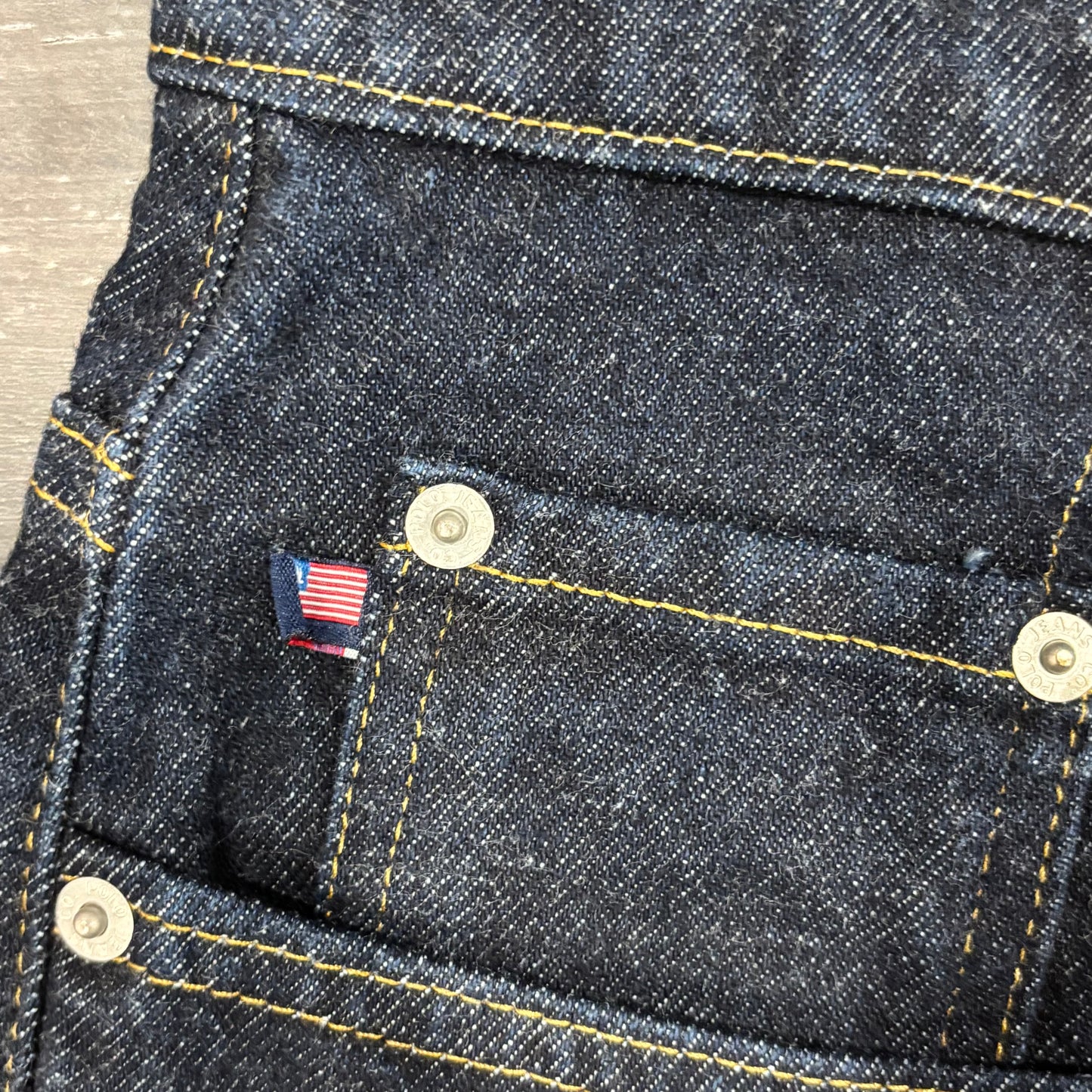 00's Polo Jeans Company RL デニムパンツ 濃紺 (36×32)/B2307P-SO