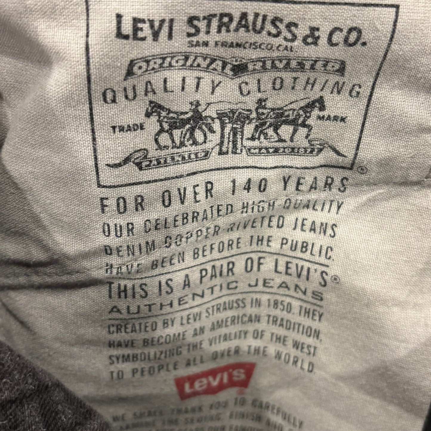 90's Levi's 565 Loose Fit Wide Leg デニムパンツ 黒 (33×30)/B2634P-SO
