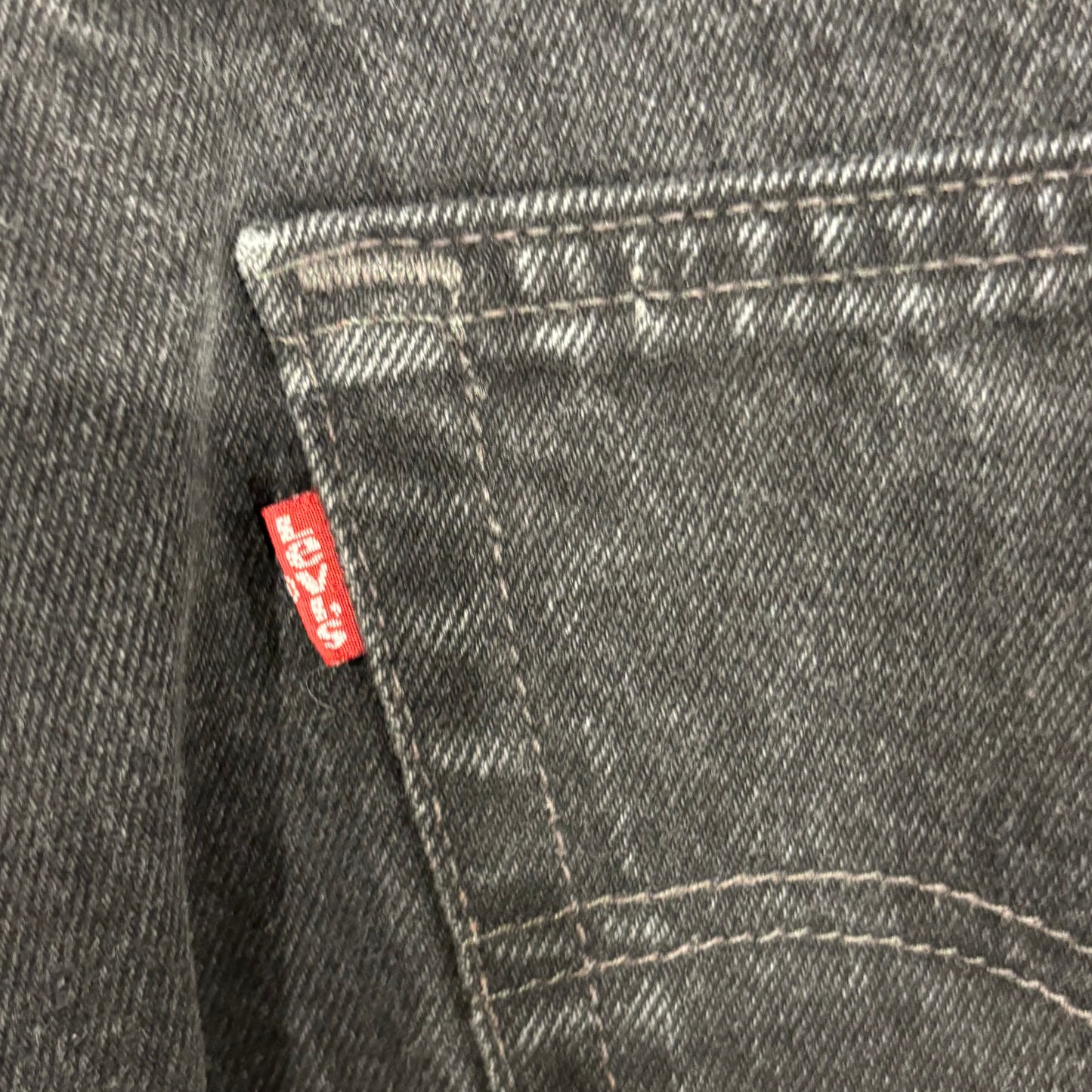 90's Levi's 565 Loose Fit Wide Leg デニムパンツ 黒 (33×30)/B2634P-SO