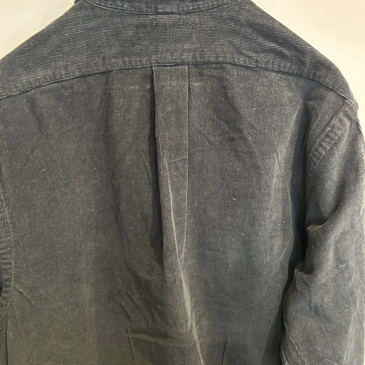 00's Ralph Lauren ラルフローレン コーデュロイシャツ 黒 (L)/B1506S-SO