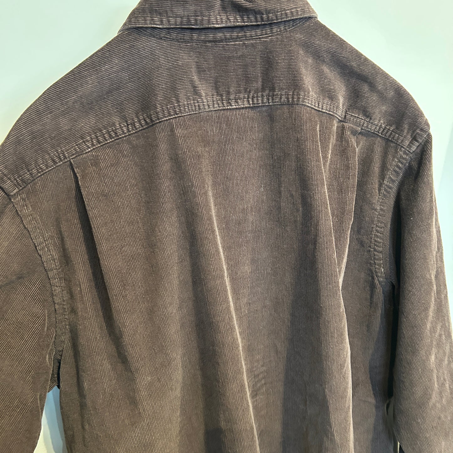 00's L.L.Bean エルエルビーン コーデュロイシャツ 茶 (M)/A8395S-SO