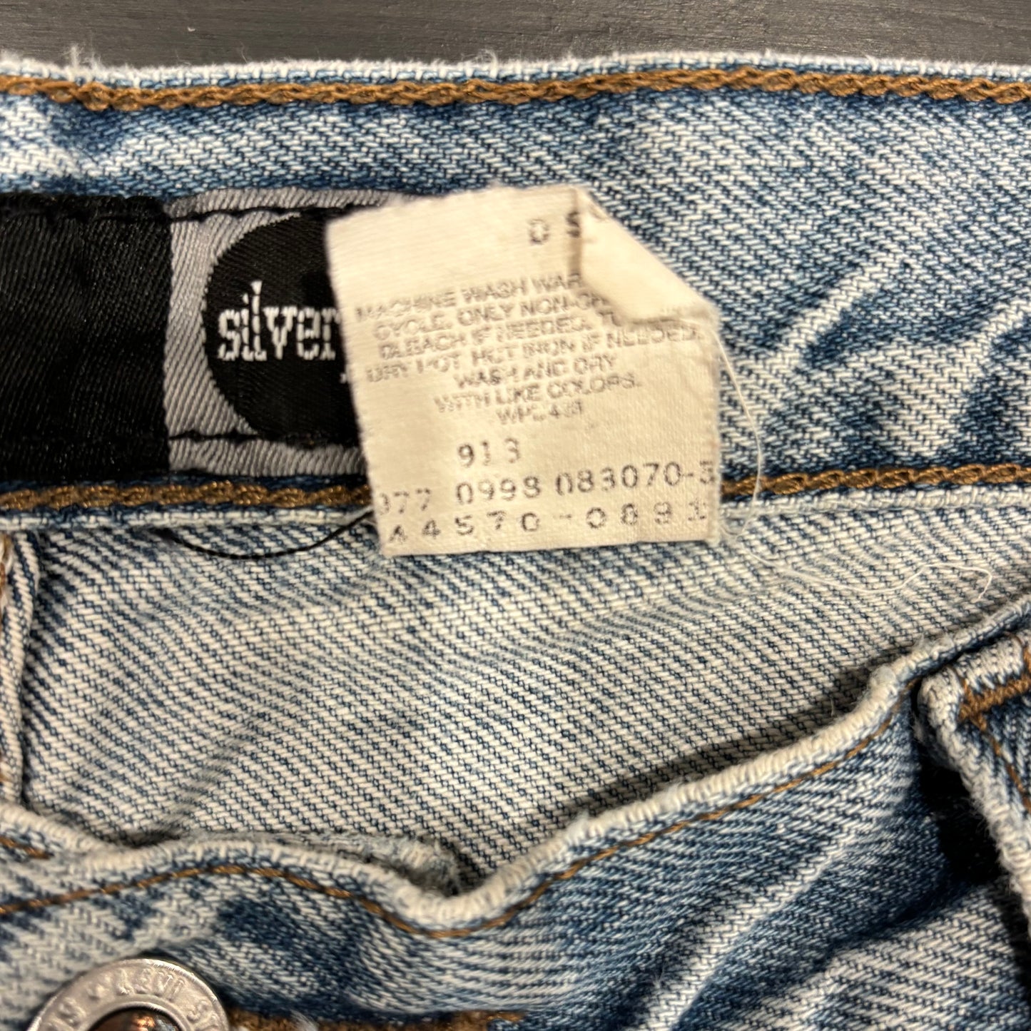 90's Levi's リーバイス Silber Tab デニム バギーパンツ 薄青 (36×36)/B2606P-SO
