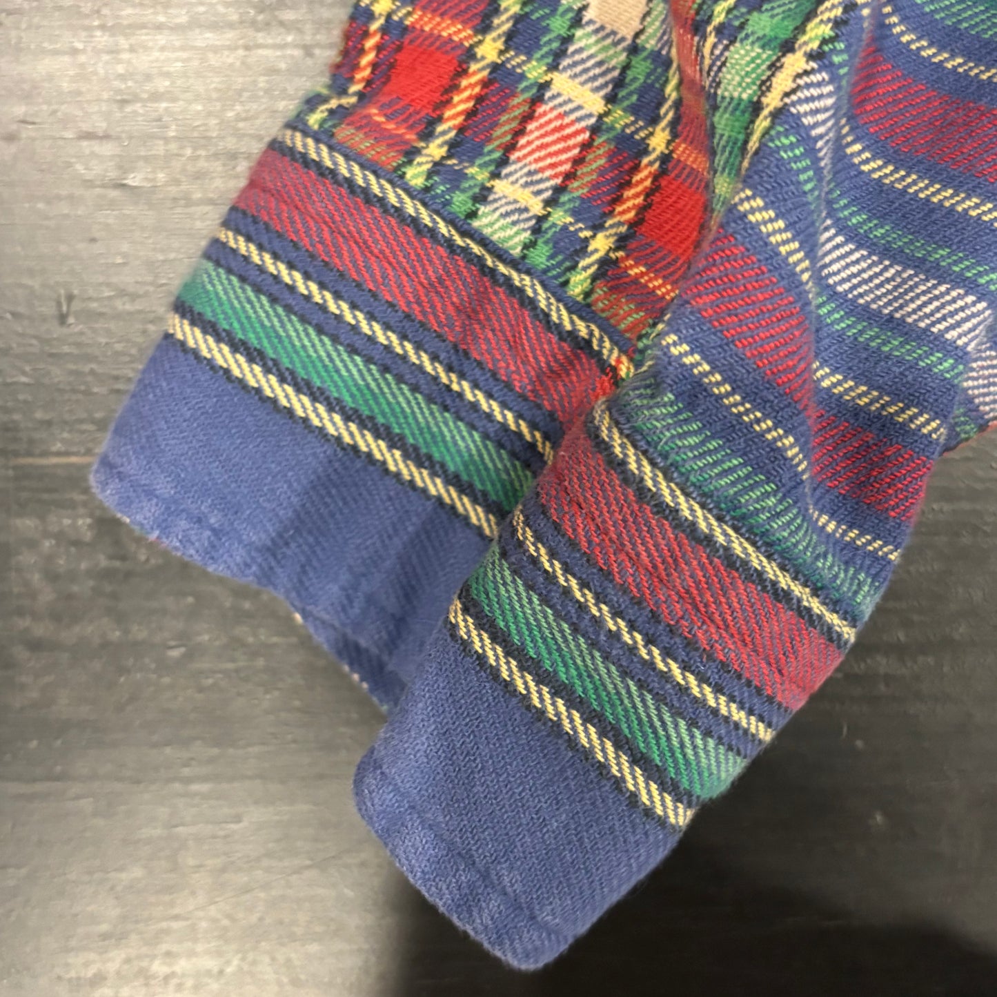 00's Polo Ralph Lauren ラルフローレン チェック ネイティブ柄シャツ 青赤緑黄 (XXL)/A1165SH-SO