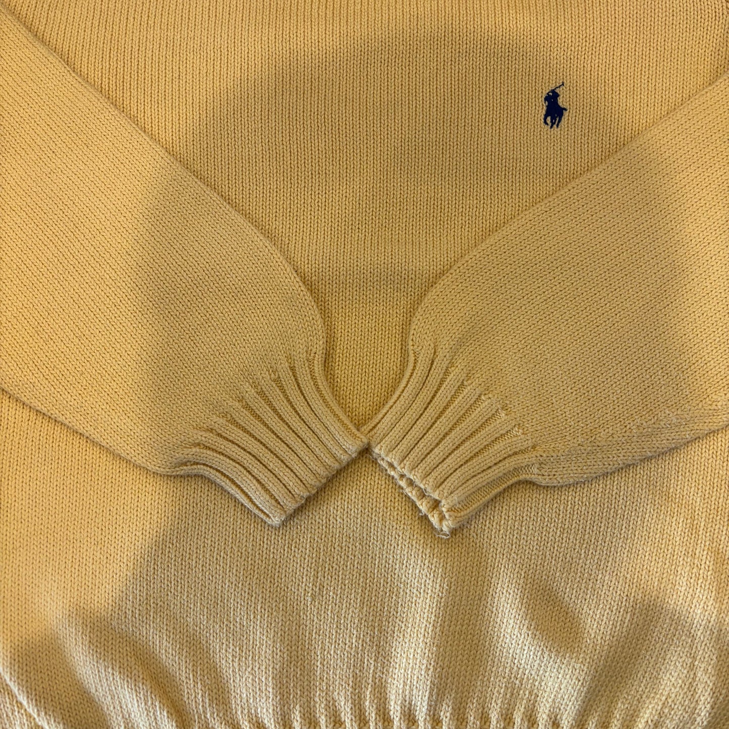 00's Polo by Ralph Lauren コットンニット イエロー (L)/B1119S-SO