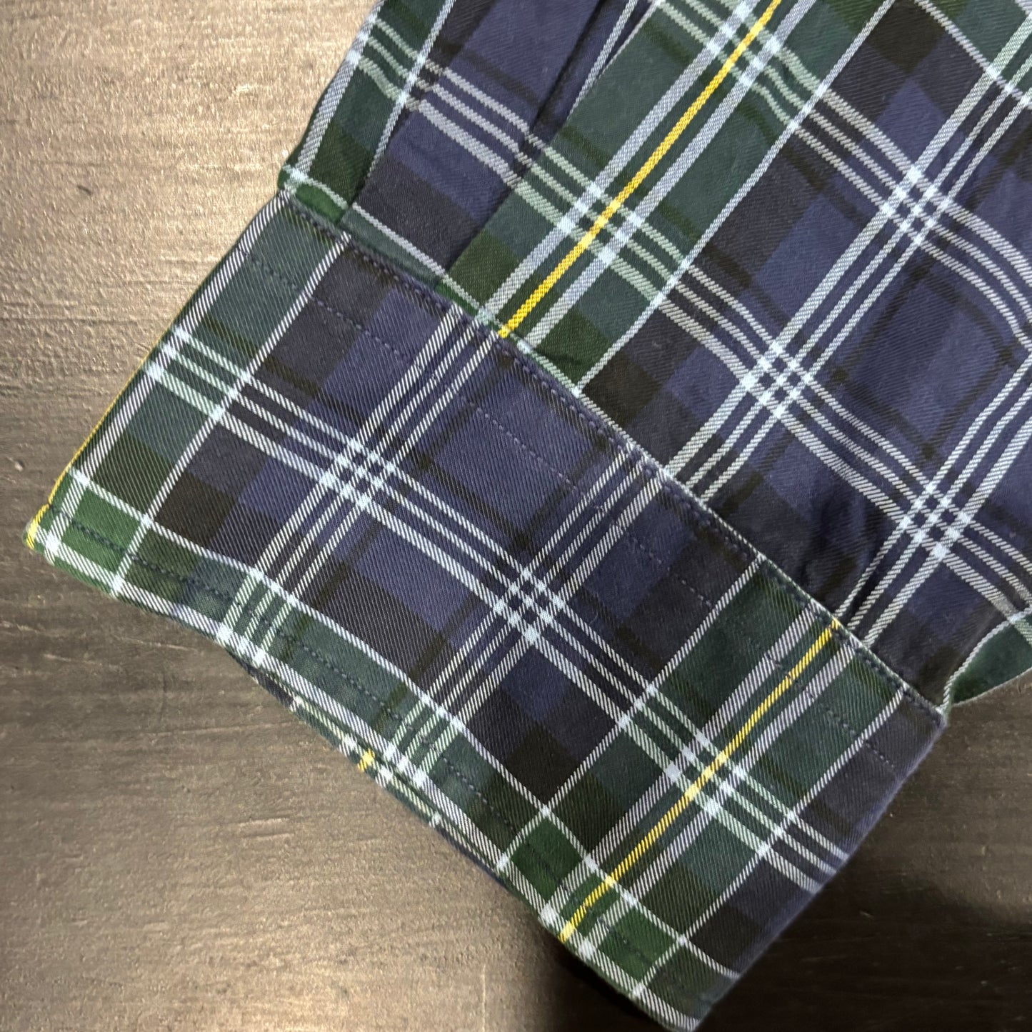 00's Ralph Lauren ラルフローレン チェックシャツ CRASSIC FIT 青緑黄白 (XL)/A2339SH-SO