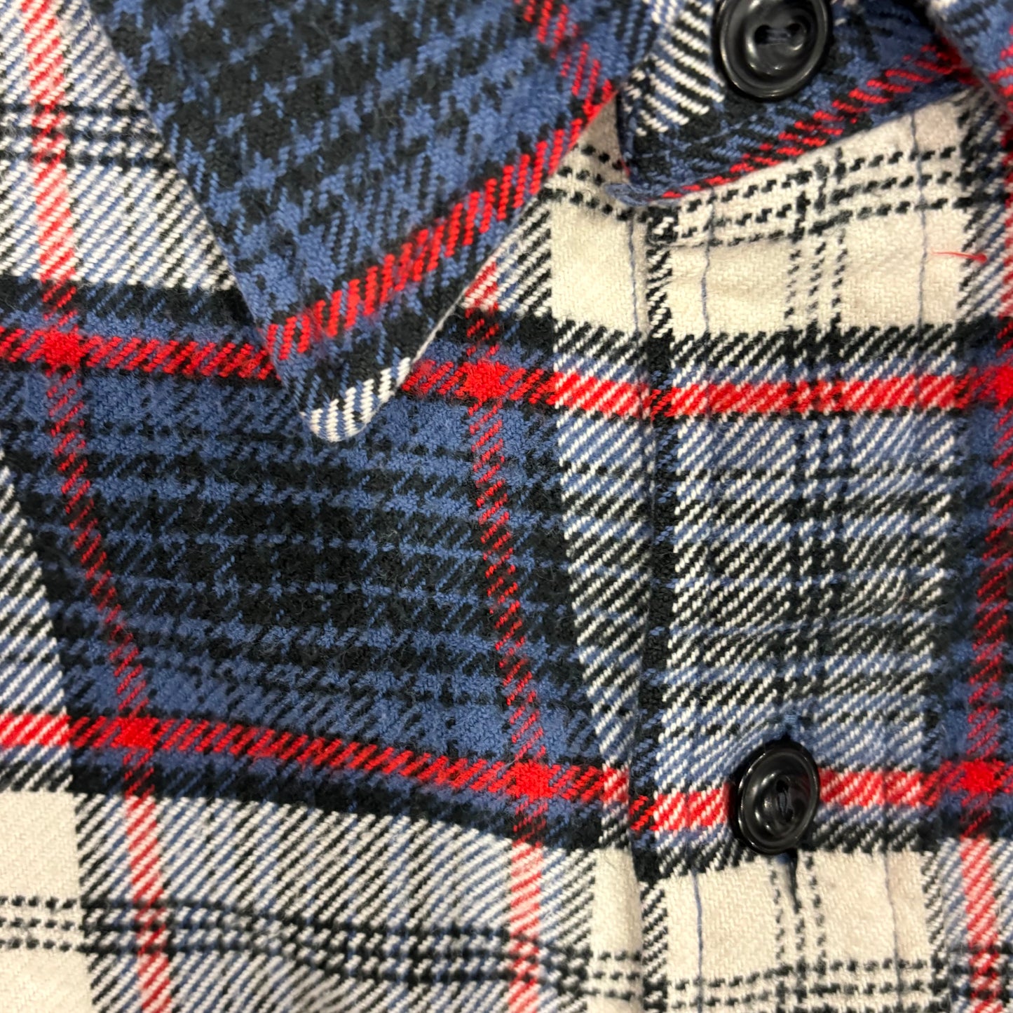 00's Polo Ralph Lauren ラルフローレン チェックシャツ MATLOCK 青赤白黒 (L)/A8163SH-SO