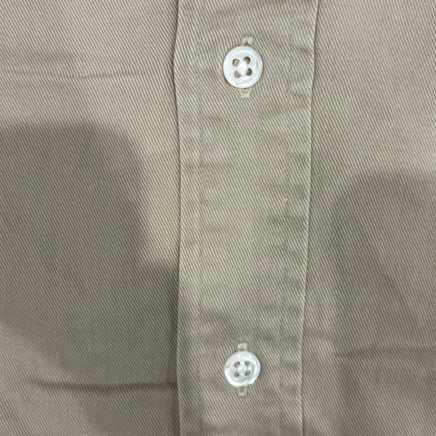 00's Ralph Lauren ラルフローレン 無地シャツ ベージュ (L)/A7944SH-SO