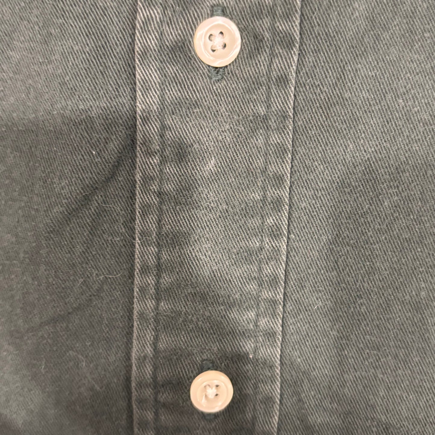 00's Ralph Lauren ラルフローレン 無地シャツ 緑 (L)/SA7957SH-SO