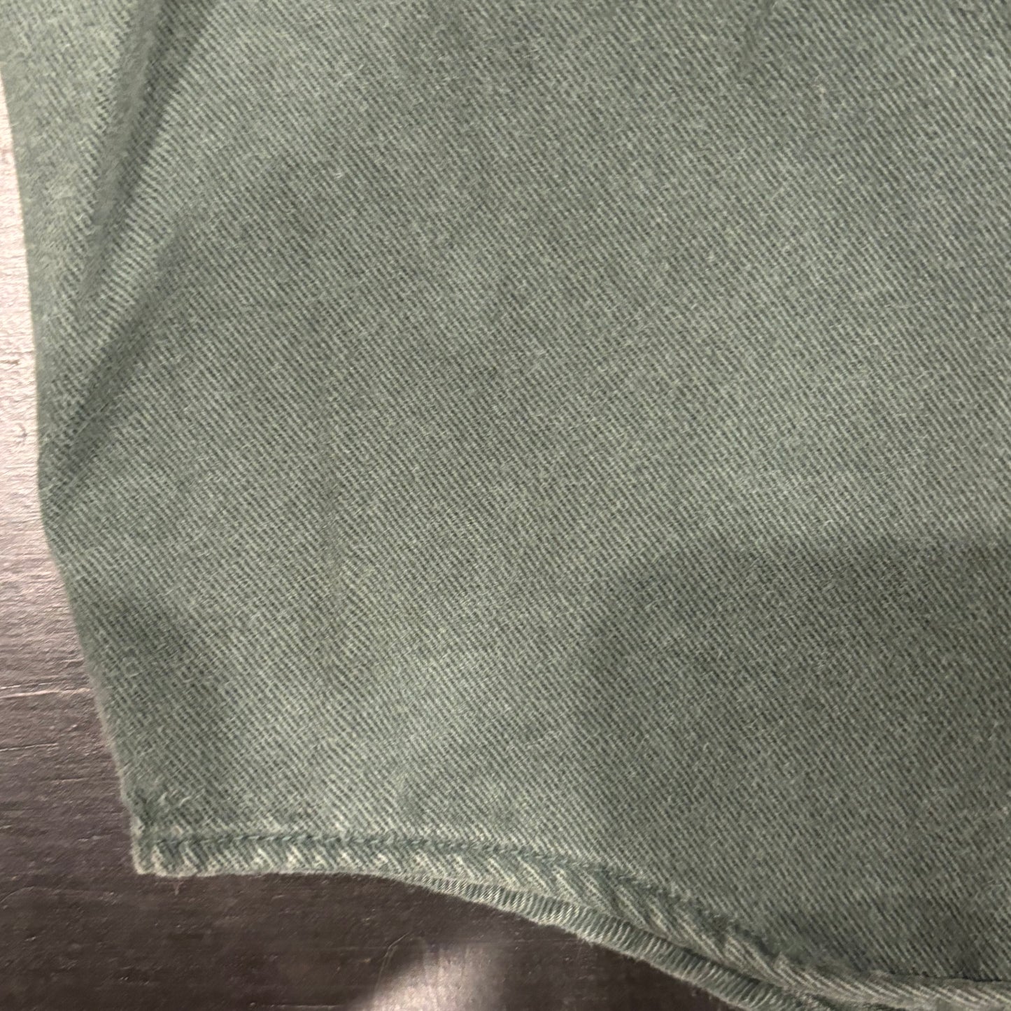 00's Ralph Lauren ラルフローレン 無地シャツ 緑 (L)/SA7957SH-SO