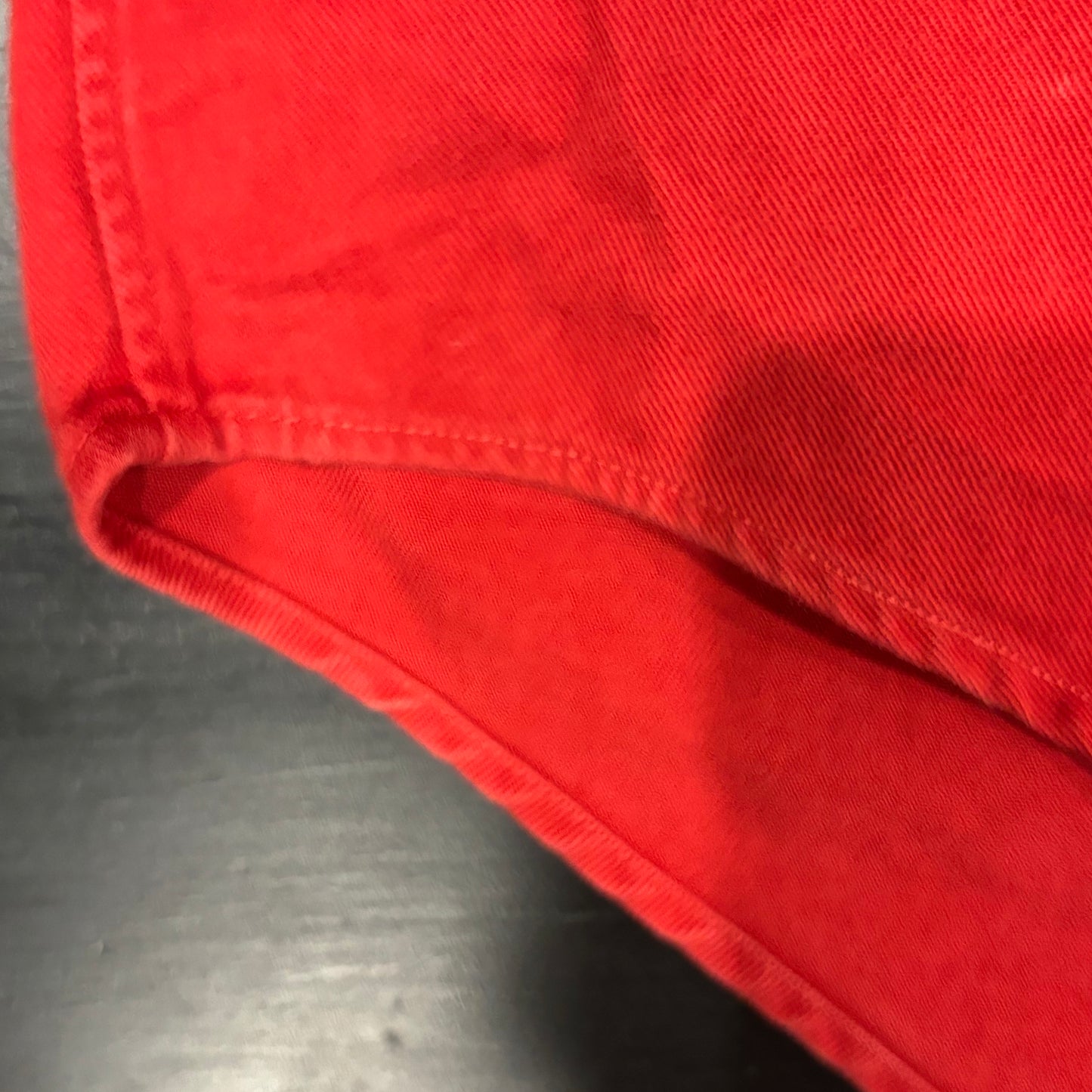 00's Ralph Lauren ラルフローレン ポロベア 無地シャツ 赤 (XL)/A7730SH-SO