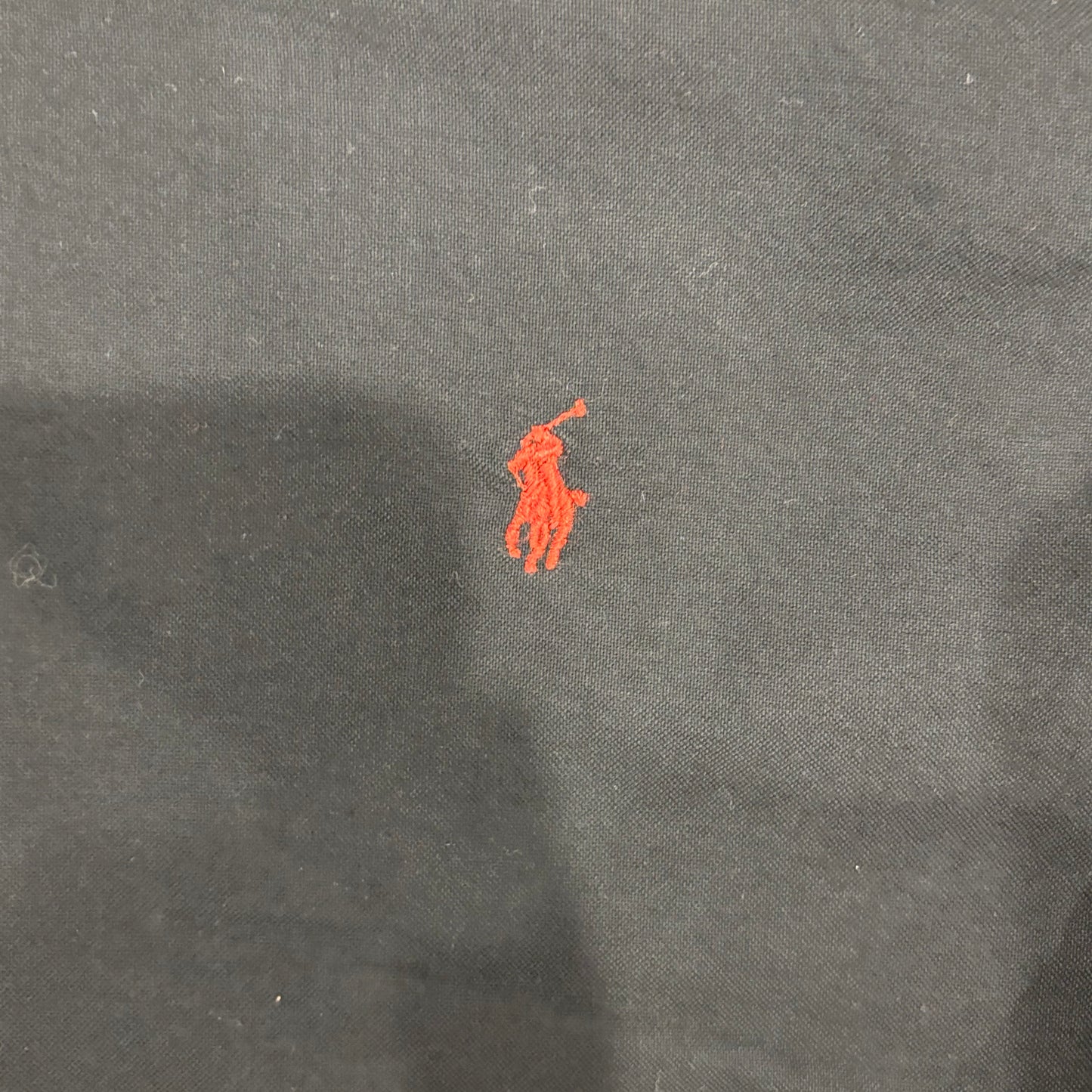 00's Ralph Lauren ラルフローレン 無地シャツ 黒 (XL)/A7920SH-SO