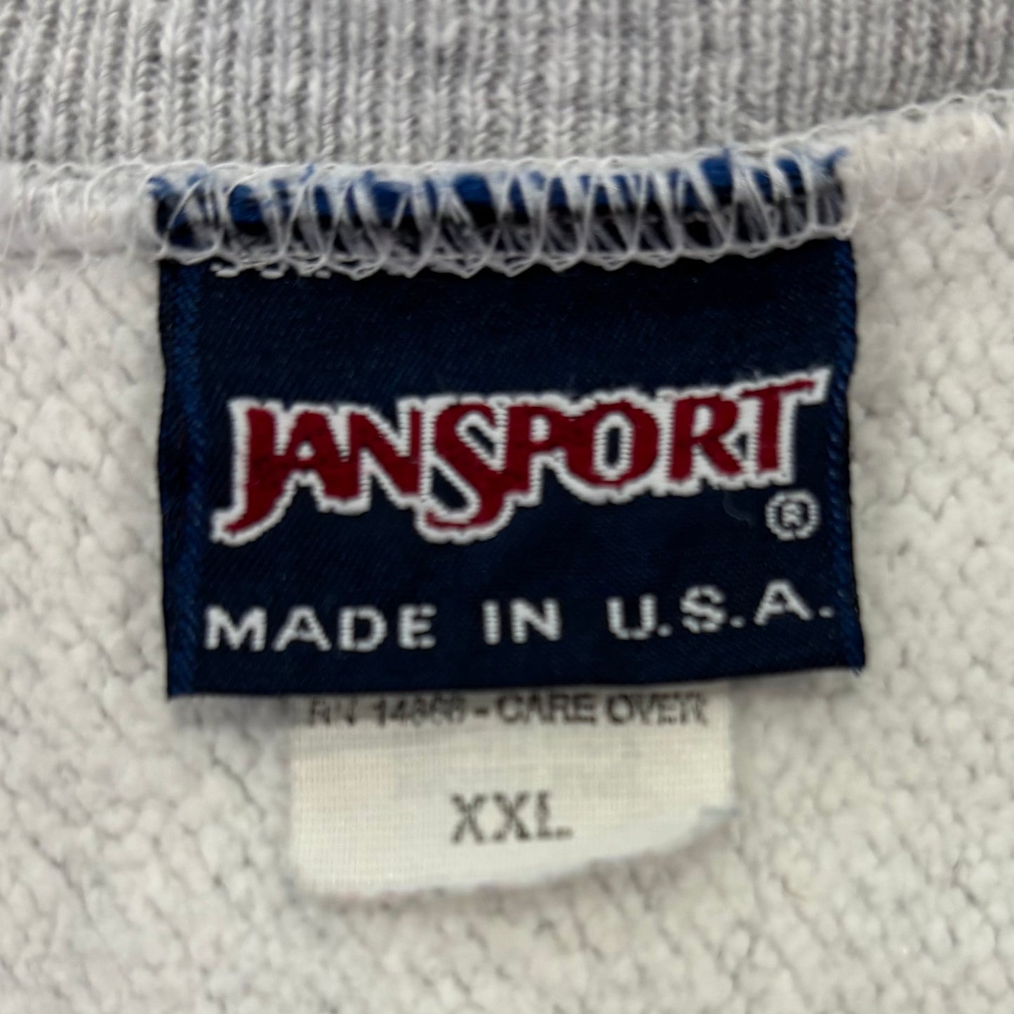 90's JANSPORT リバースウィーブタイプ UNIVERSITY OF THE PACIFIC カレッジ スウェット グレー XXL /B2865R-SO