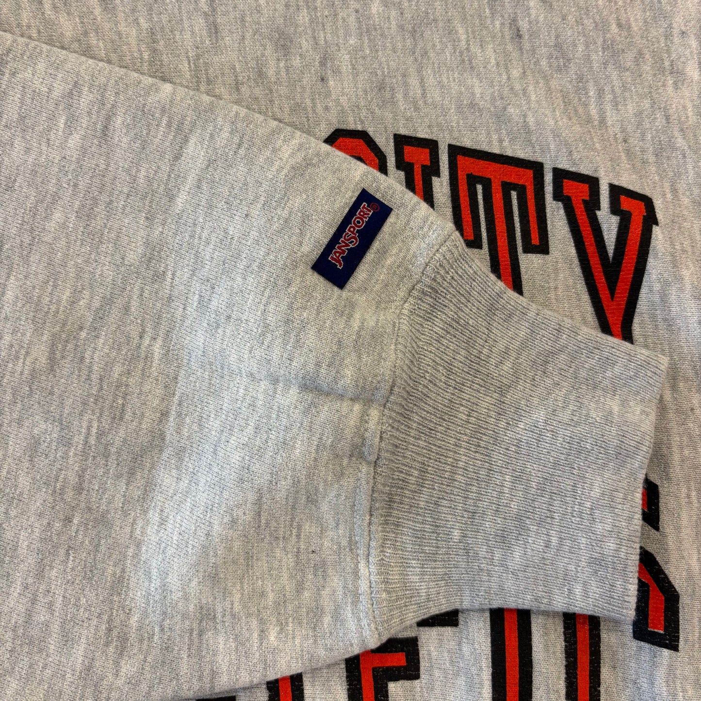 90's JANSPORT リバースウィーブタイプ UNIVERSITY OF THE PACIFIC カレッジ スウェット グレー XXL /B2865R-SO