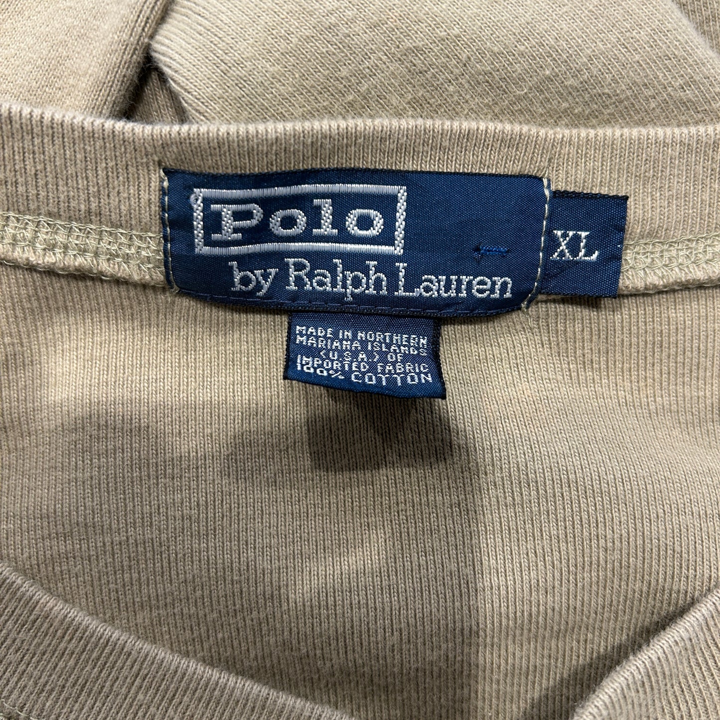 Polo Ralph Lauren ラルフローレン ヘンリーネックカットソー ロンT (XL)/A2470T-SO