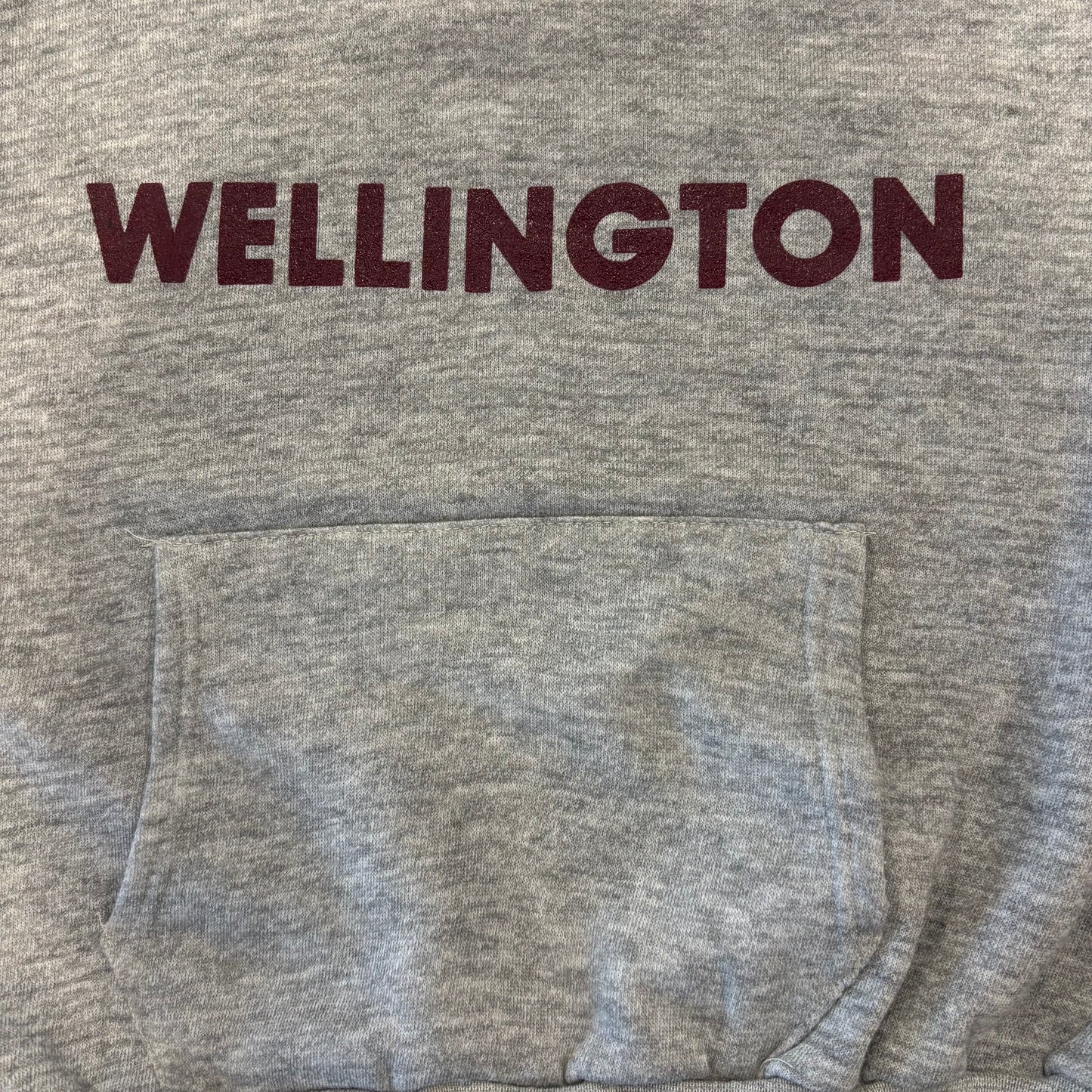 80's Velva Sheen WELLINGTON プリント フーディー グレー サイズ不明 /A2146S-S0