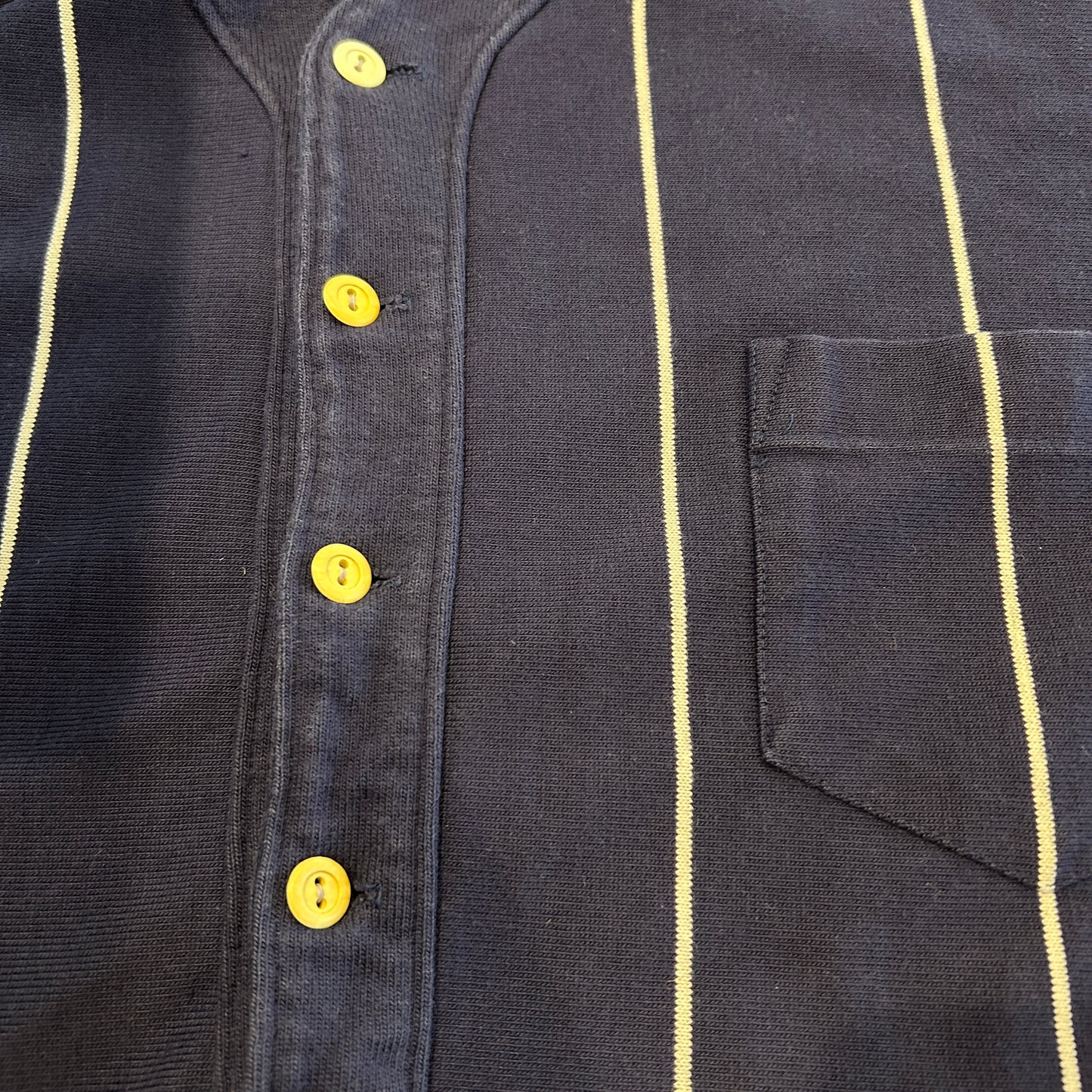 90's Polo Ralph Lauren ラルフ ヘンリーネックカットソー ロンT USA製(L)/A5677T-SO